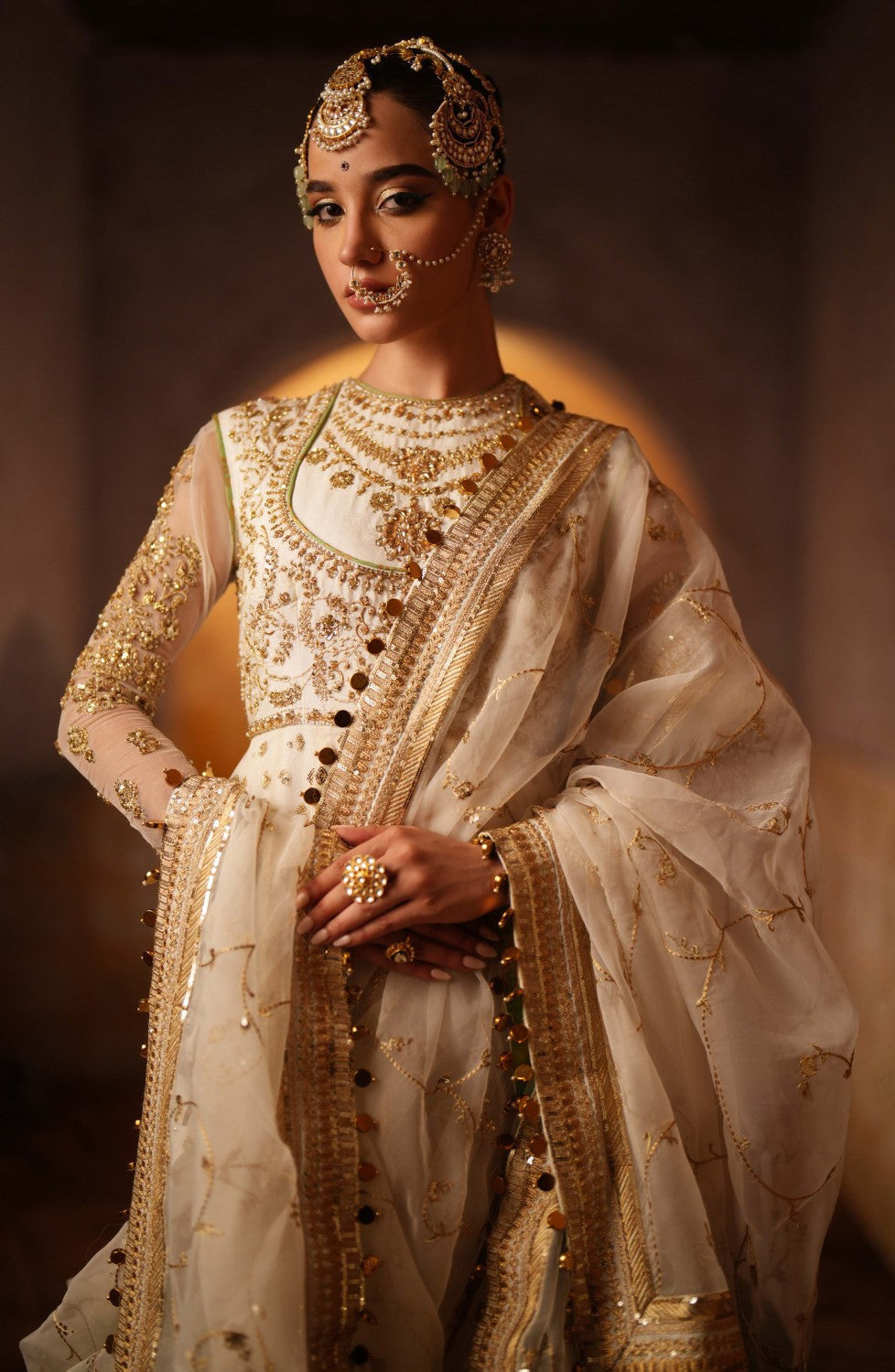 Maryum N Maria | Gul Posh Wedding Formals | Chand Bali - MS40066 - by - Libasekhas UK - Registered Vendor of : Maryum N Maria - 100% Original Designer Dresss