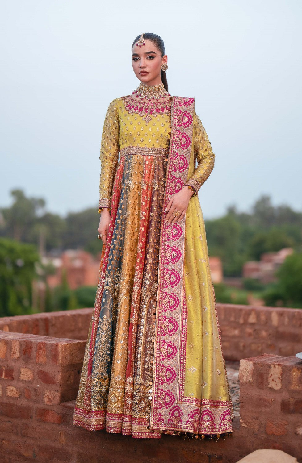 Maryum N Maria | Gul Posh Wedding Formals | PAKEEZA - MS40069 - by - Libasekhas UK - Registered Vendor of : Maryum N Maria - 100% Original Designer Dresss