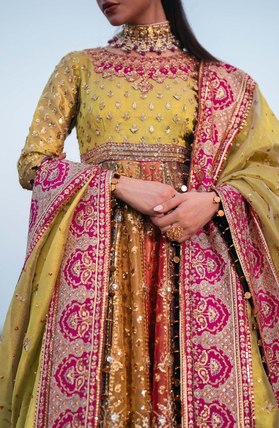 Maryum N Maria | Gul Posh Wedding Formals | PAKEEZA - MS40069 - by - Libasekhas UK - Registered Vendor of : Maryum N Maria - 100% Original Designer Dresss