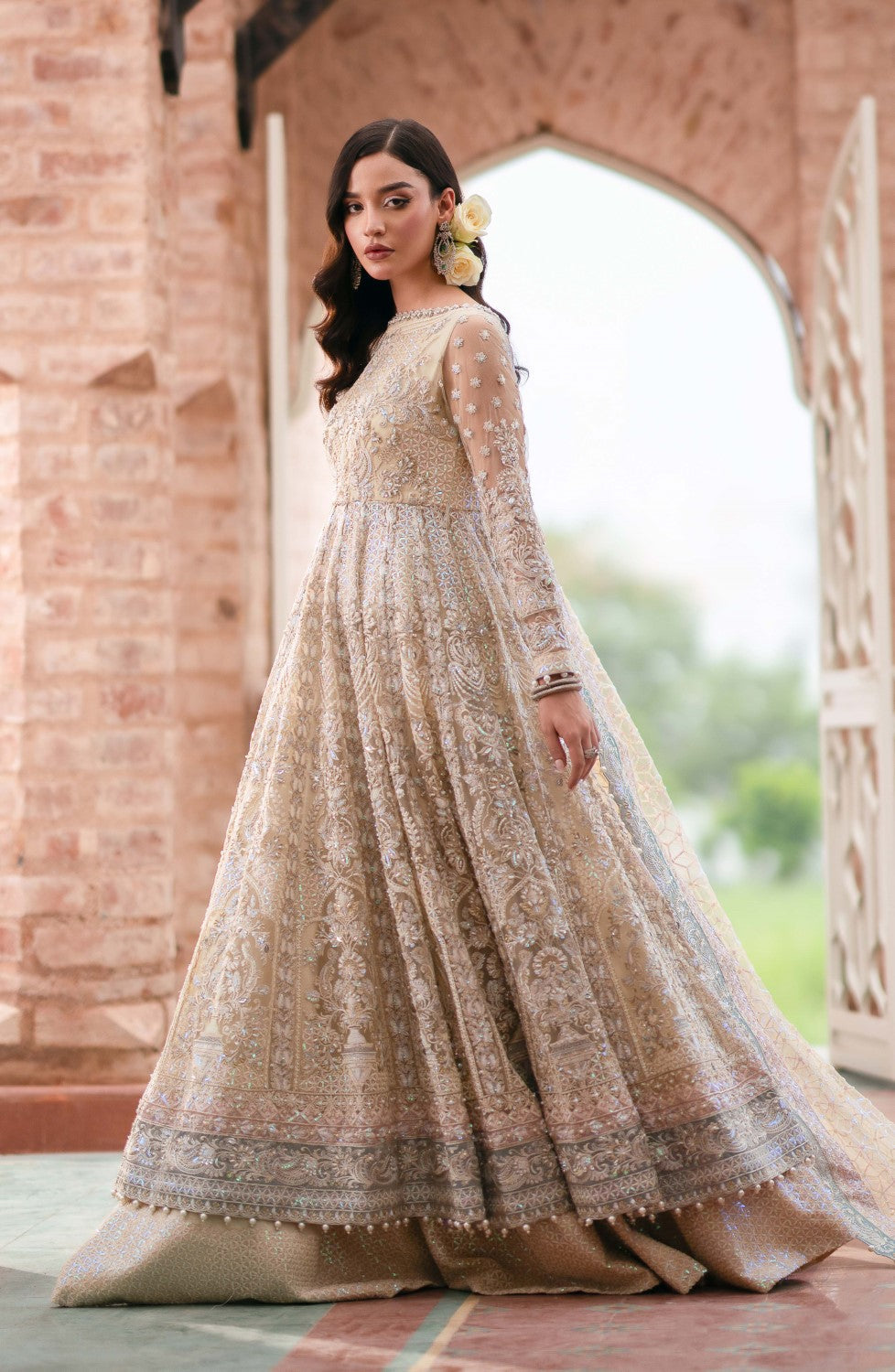 Maryum N Maria | Gul Posh Wedding Formals | ROSHANARA - MS40070 - by - Libasekhas UK - Registered Vendor of : Maryum N Maria - 100% Original Designer Dresss