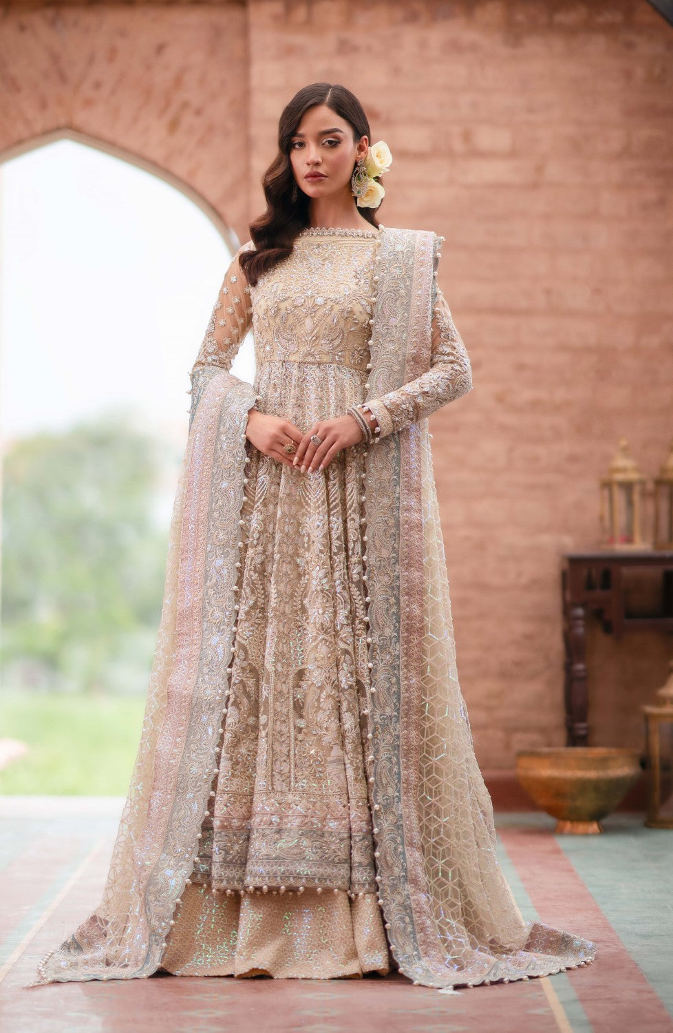 Maryum N Maria | Gul Posh Wedding Formals | ROSHANARA - MS40070 - by - Libasekhas UK - Registered Vendor of : Maryum N Maria - 100% Original Designer Dresss