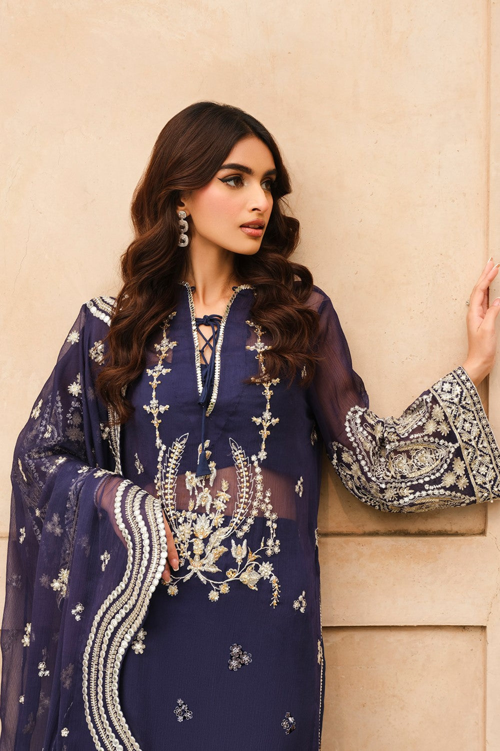 Maryum N Maria | Musk Formals |  ELAYA - FS40035 - by - Libasekhas UK - Registered Vendor of : Maryum N Maria - 100% Original Designer Dresss