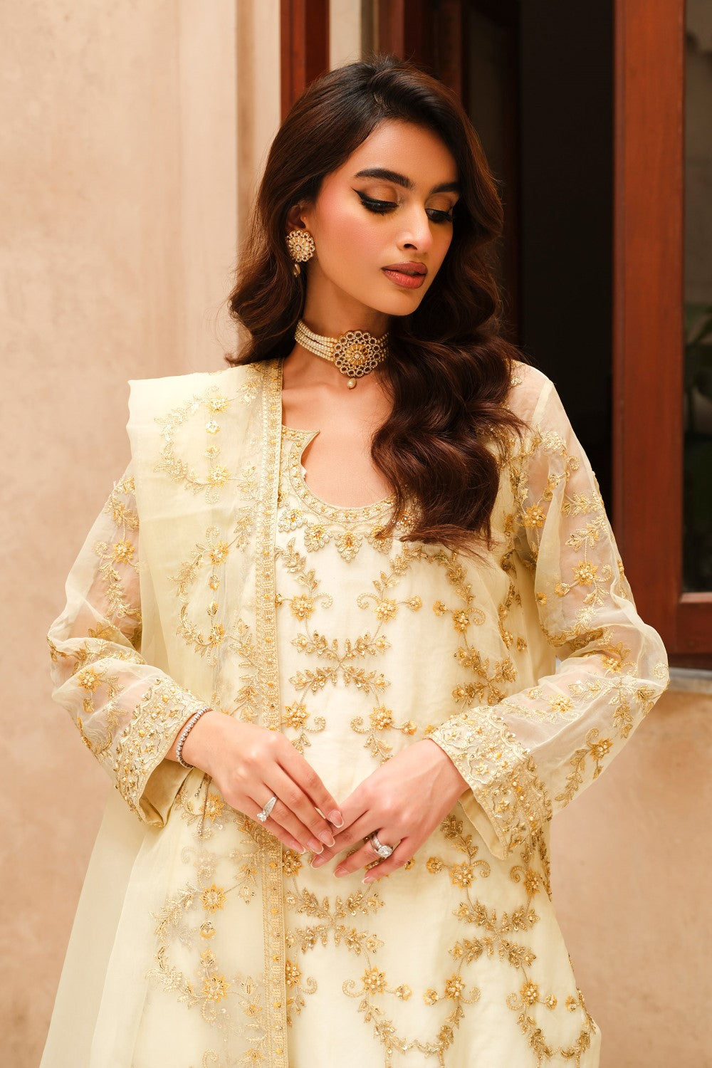 Maryum N Maria | Musk Formals |  LENORE - FS40038 - by - Libasekhas UK - Registered Vendor of : Maryum N Maria - 100% Original Designer Dresss