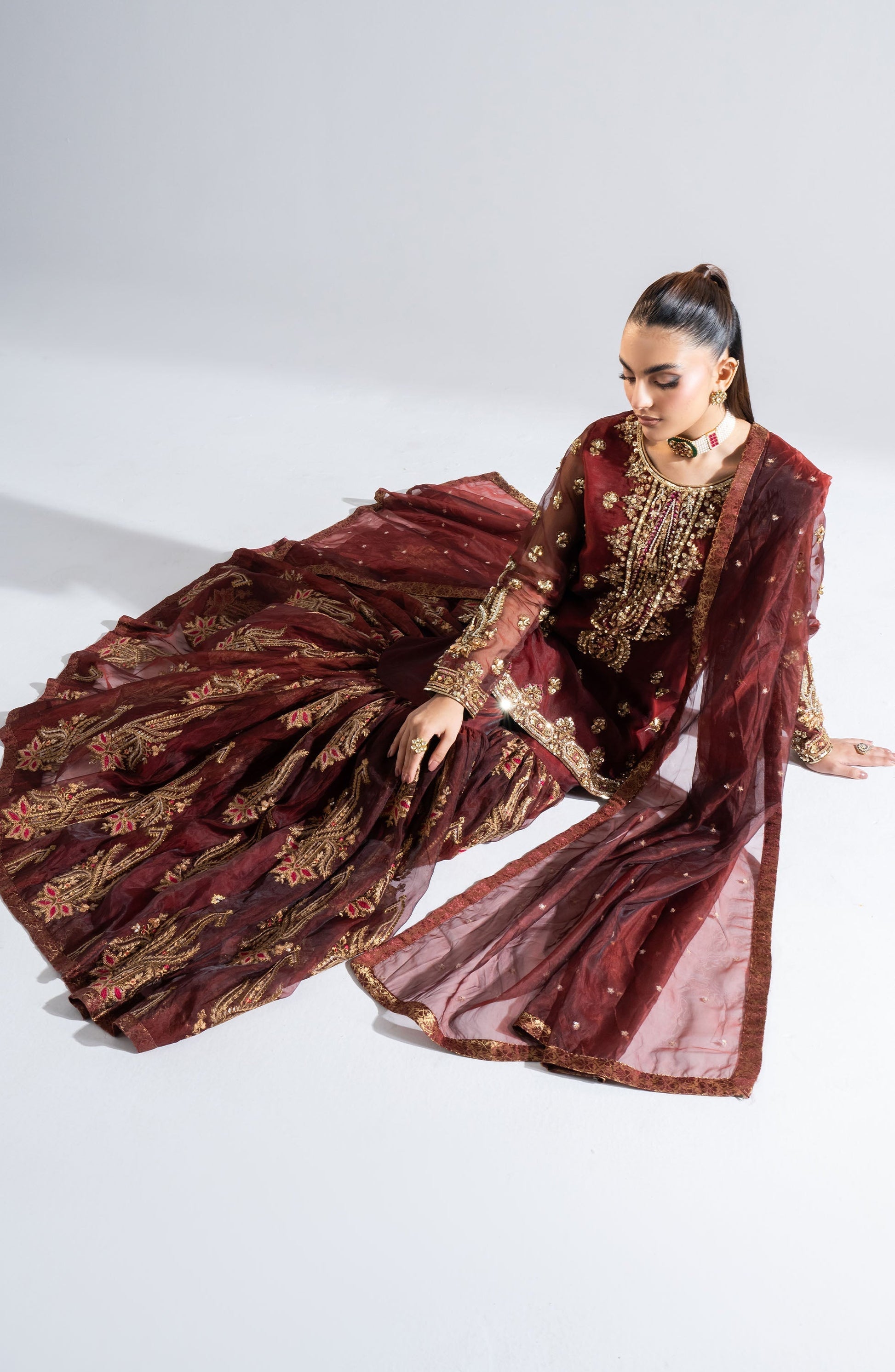 Maryum N Maria | Riwayat Wedding Formals | EROMI - MW24-553 - by - Libasekhas UK - Registered Vendor of : Maryum N Maria - 100% Original Designer Dresss