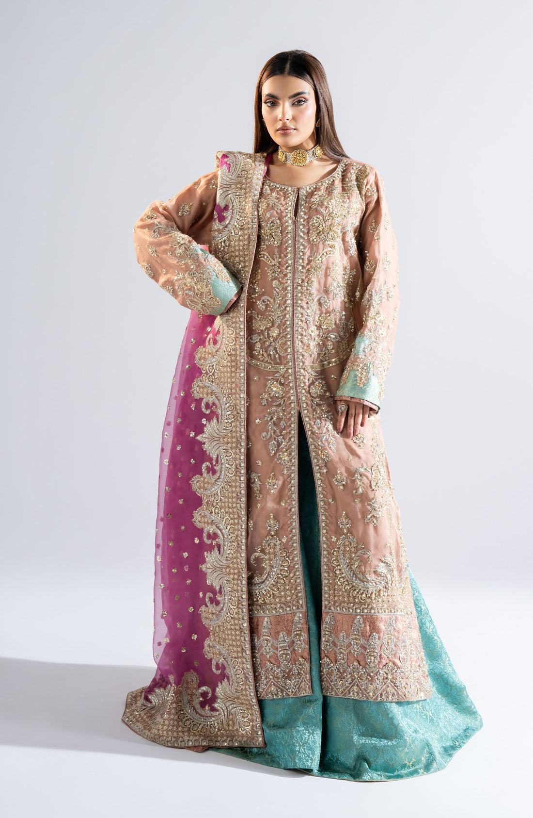Maryum N Maria | Riwayat Wedding Formals | HINNI - MW24-558 - by - Libasekhas UK - Registered Vendor of : Maryum N Maria - 100% Original Designer Dresss