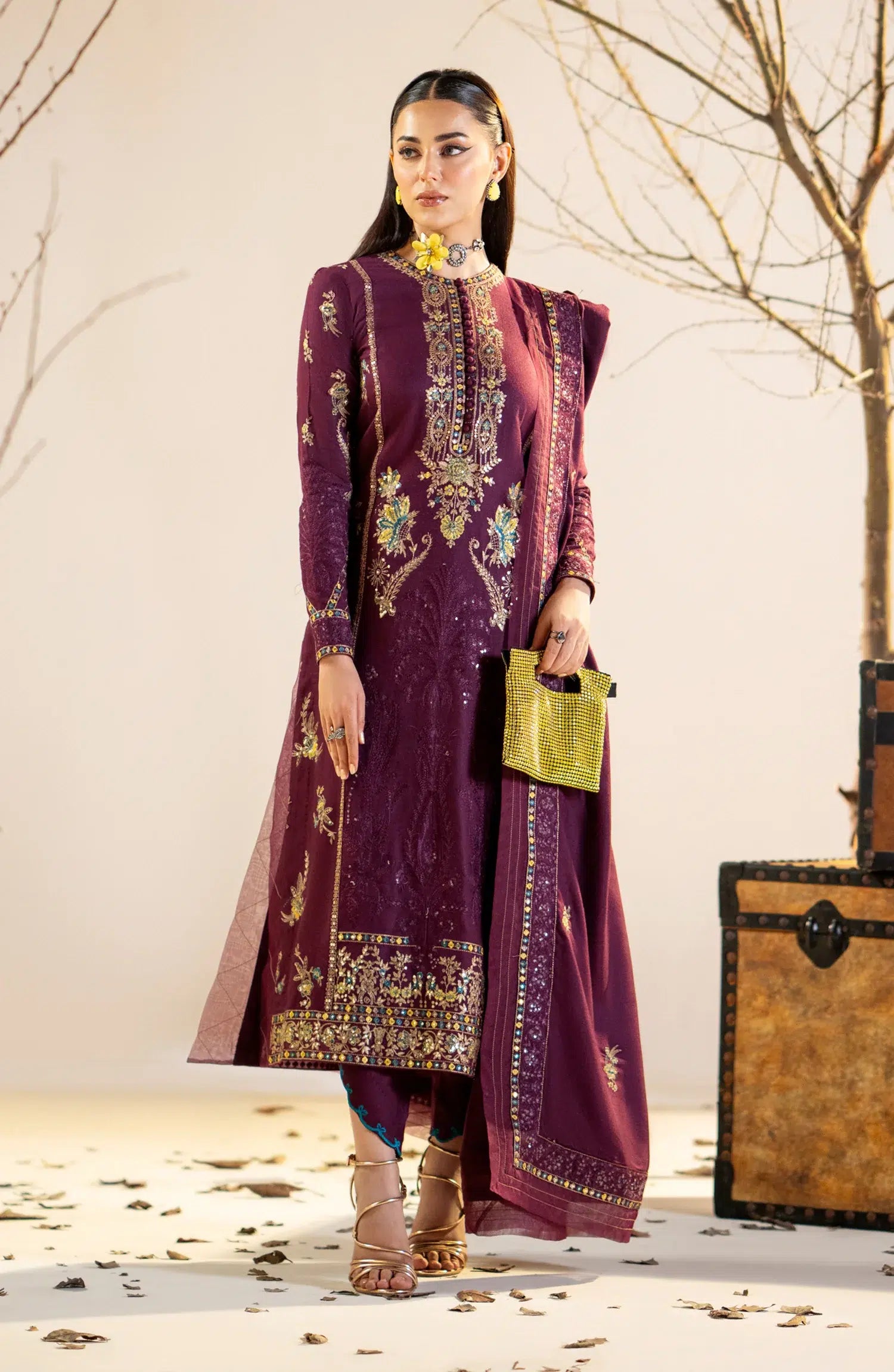 Maryum N Maria | Shehr Bano Winter 23 | JANEA MW23565 - by - Libasekhas UK - Registered Vendor of : Maryum N Maria - 100% Original Designer Dresss