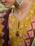 Hemstitch | The Garden Lawn | Matcha - by Libasekhas UK - Registered Vendor of : Hemstitch - 100% Original Designer Dress