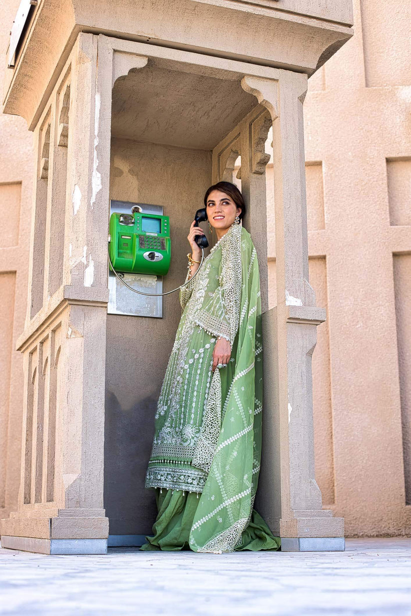 Kara | Kamdani Festive Collection | Meadow Delight - by - Libasekhas UK - Registered Vendor of : Kara - 100% Original Designer Dresss