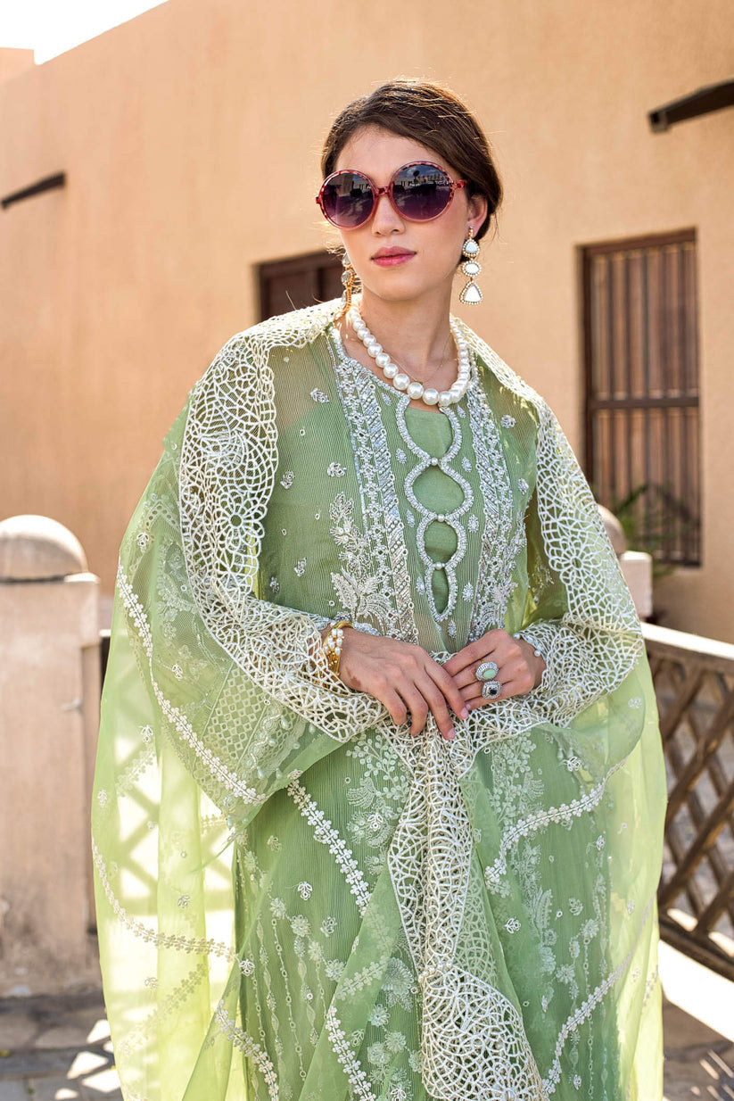 Kara | Kamdani Festive Collection | Meadow Delight - by - Libasekhas UK - Registered Vendor of : Kara - 100% Original Designer Dresss