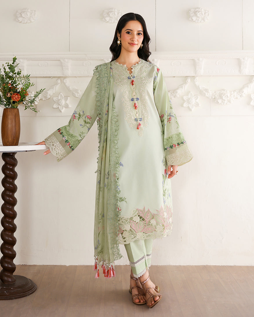 Roheenaz | Sunlit Tales Printed Embroidered Edit | Meadow Glow - by Libasekhas - Registered Vendor of : Roheenaz - 100% Original Designer Dress