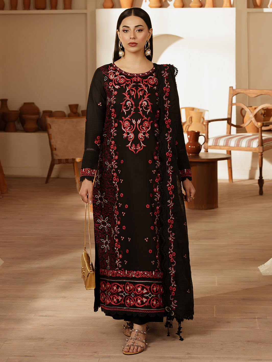 Mahnur | Florence Luxury Lawn 25 | MEHARMAH - by - Libasekhas UK - Registered Vendor of : Mahnur - 100% Original Designer Dresss