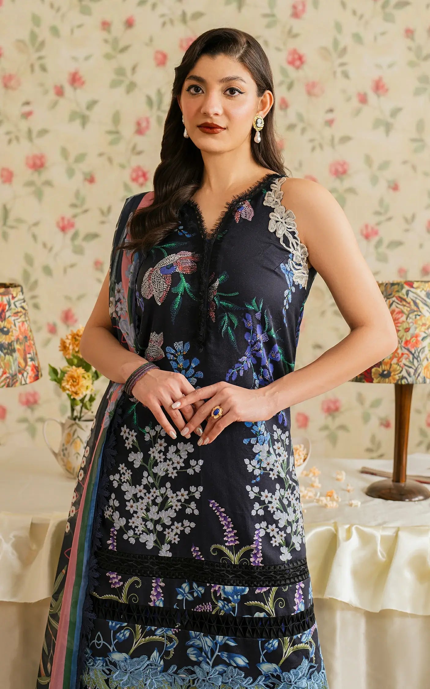 Asifa and Nabeel | Meraki Vintage 25 | Mehtab (MVL25-10) - by - Libasekhas UK - Registered Vendor of : Asifa and Nabeel - 100% Original Designer Dresss