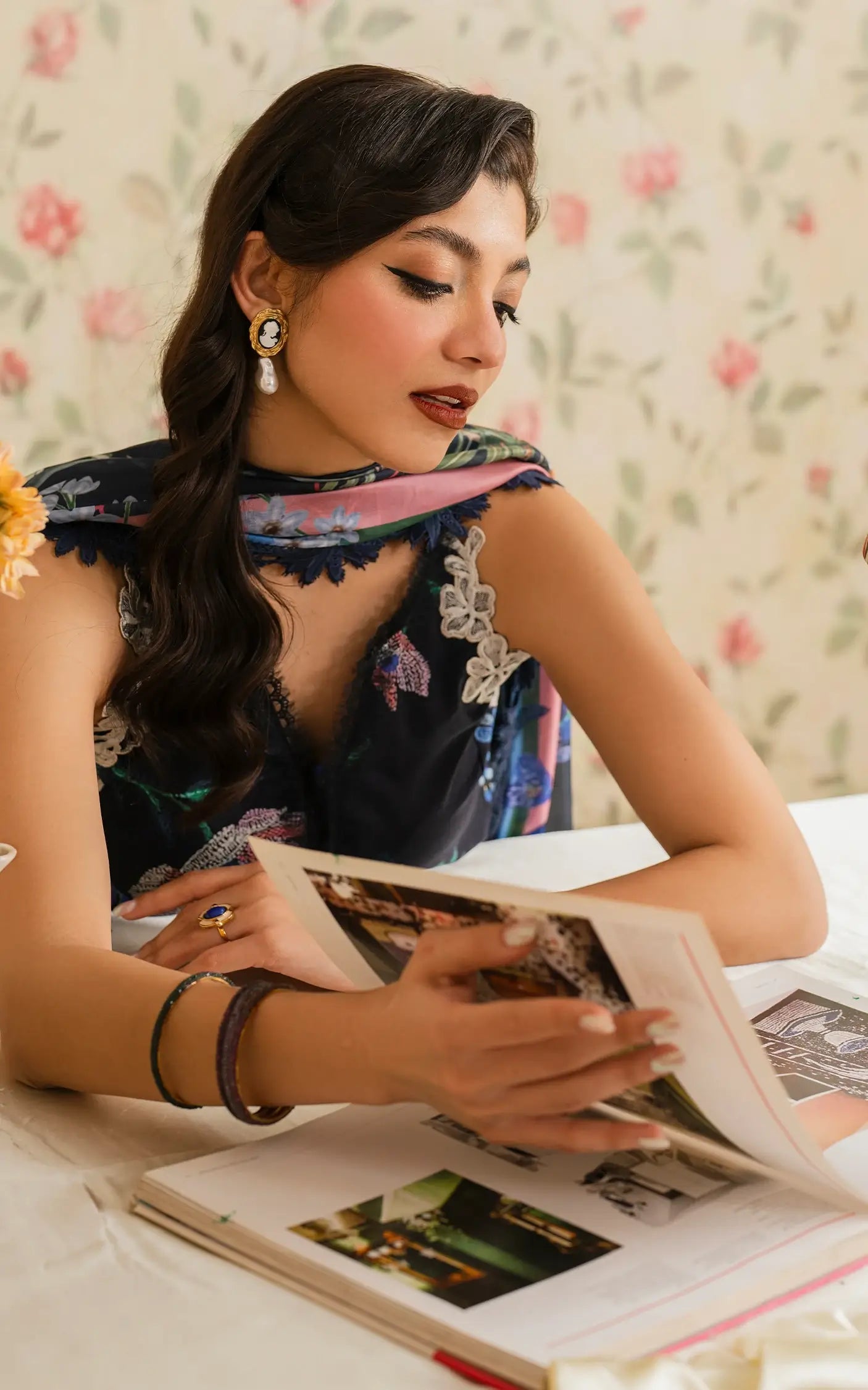 Asifa and Nabeel | Meraki Vintage 25 | Mehtab (MVL25-10) - by - Libasekhas UK - Registered Vendor of : Asifa and Nabeel - 100% Original Designer Dresss