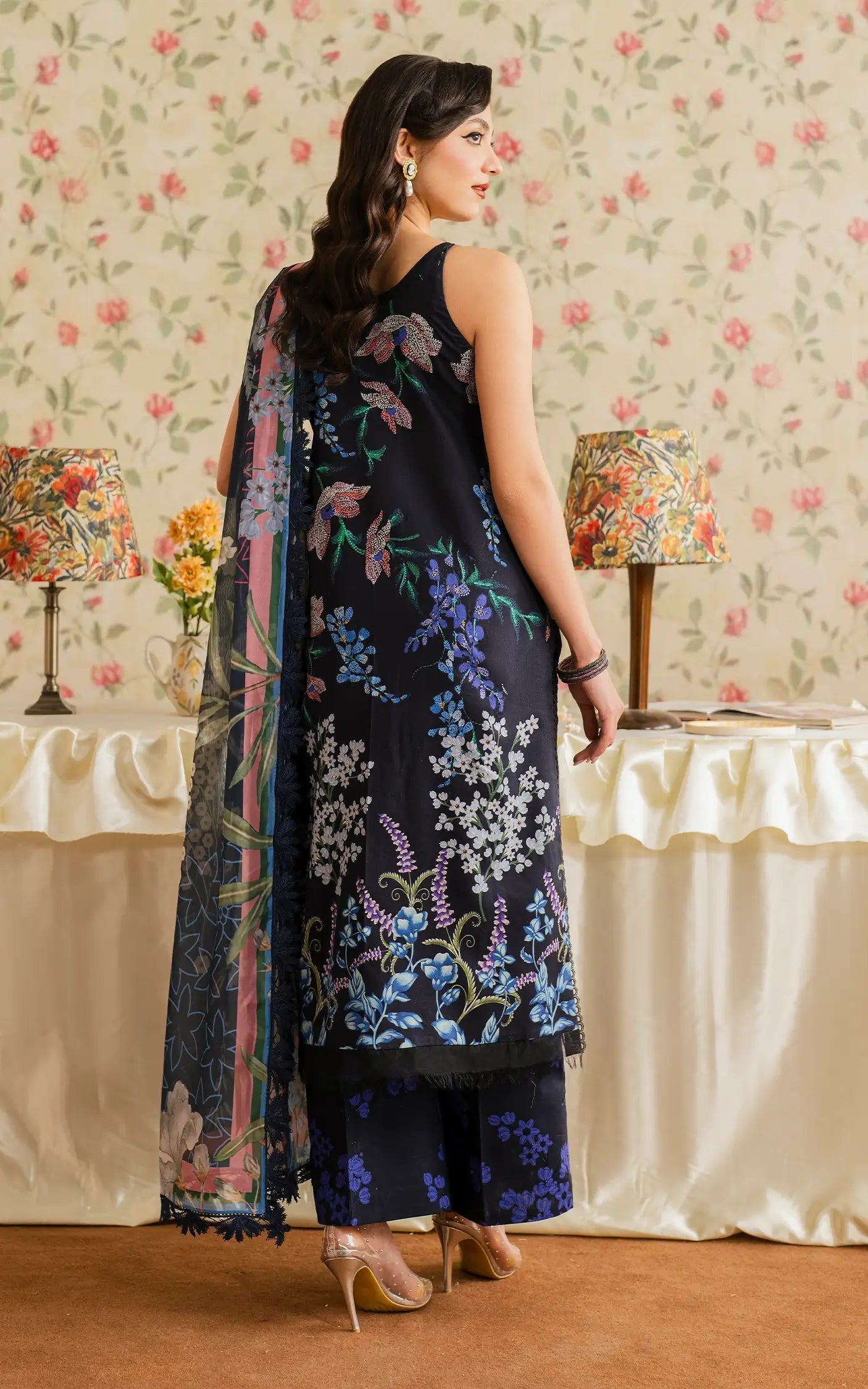 Asifa and Nabeel | Meraki Vintage 25 | Mehtab (MVL25-10) - by - Libasekhas UK - Registered Vendor of : Asifa and Nabeel - 100% Original Designer Dresss