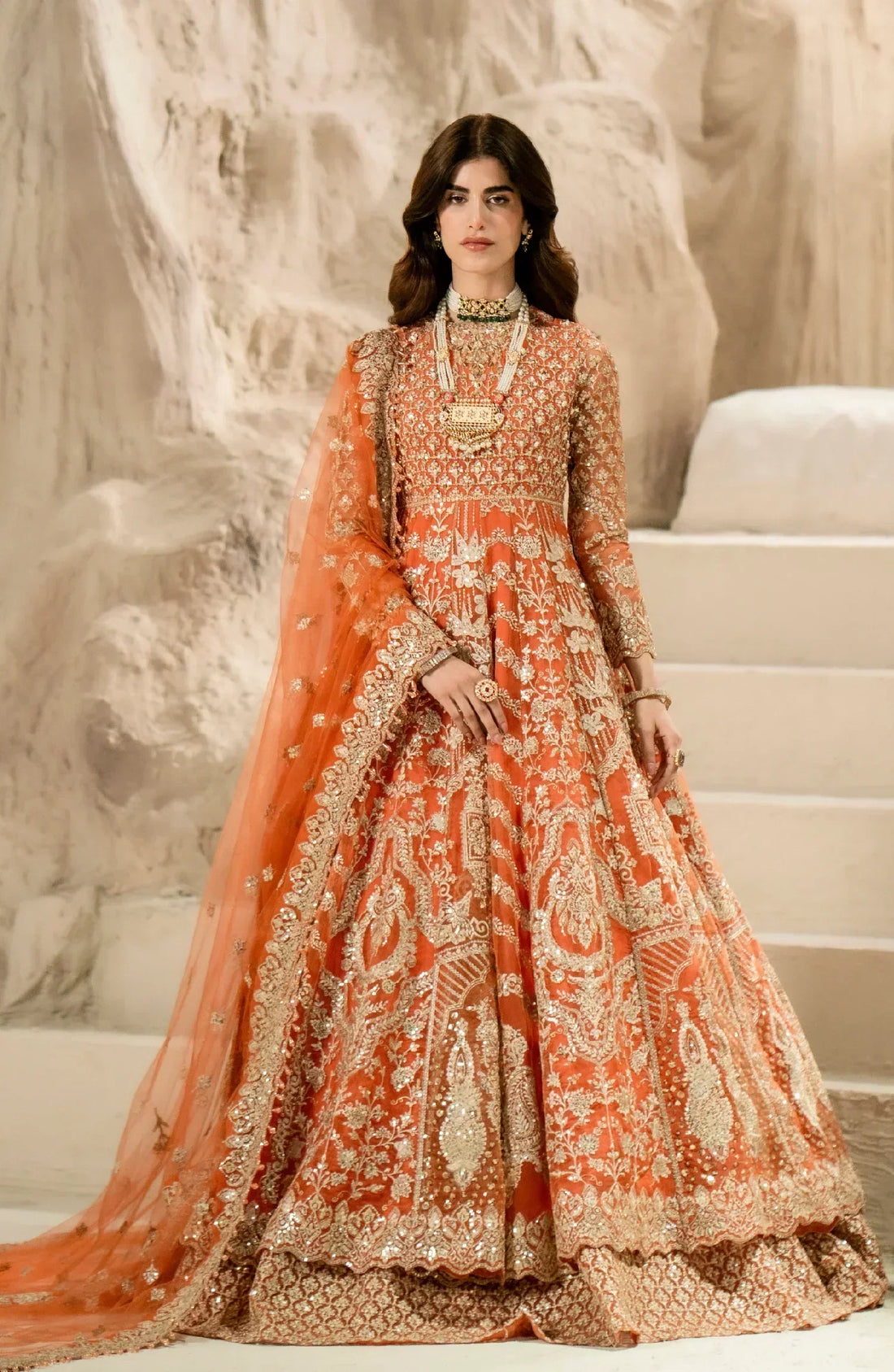 Maryum N Maria | Mehr o Maah Bridals | MW23-532-Maye - by - Libasekhas UK - Registered Vendor of : Maryum N Maria - 100% Original Designer Dresss
