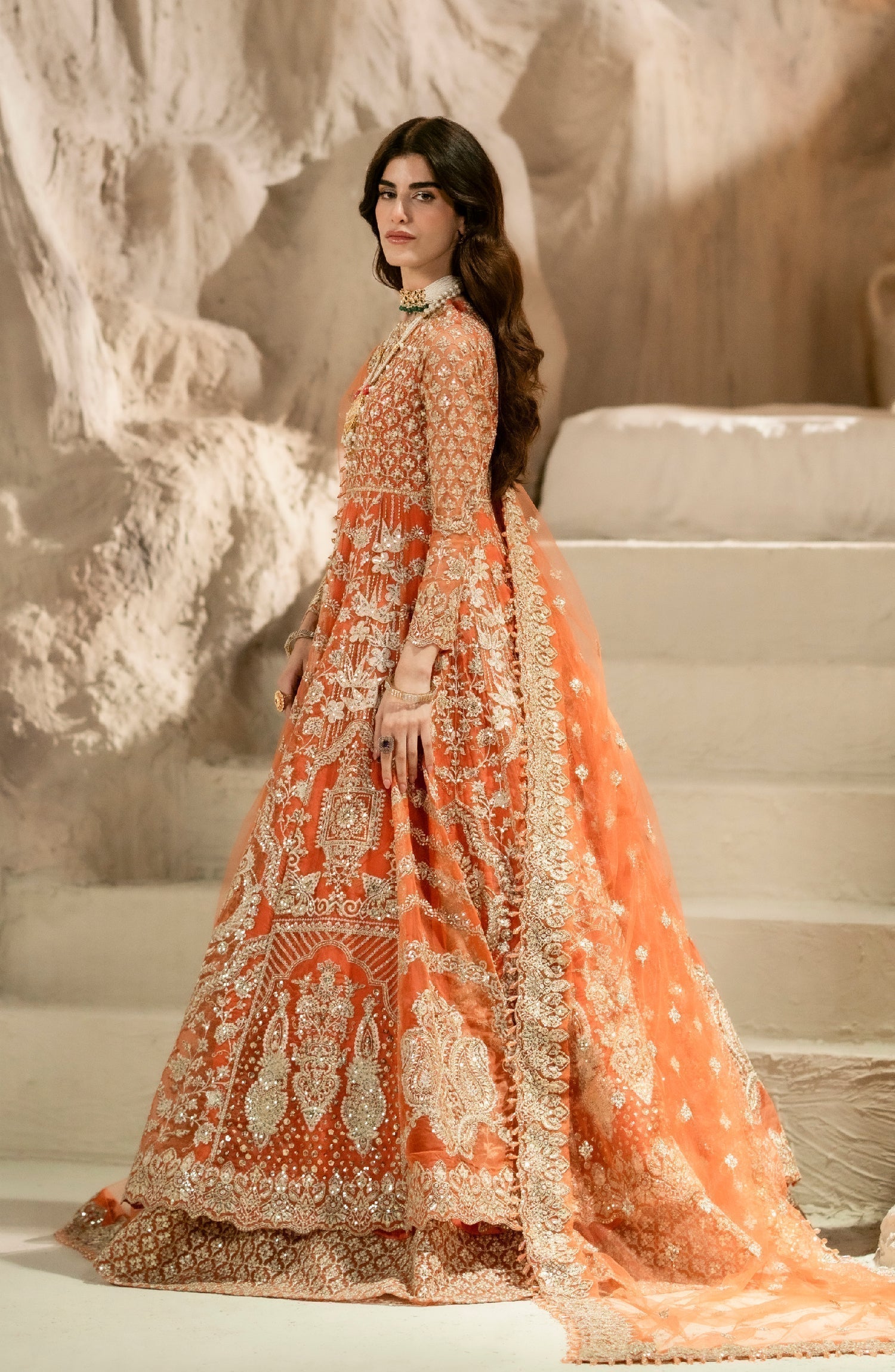 Maryum N Maria | Mehr o Maah Bridals | MW23-532-Maye - by - Libasekhas UK - Registered Vendor of : Maryum N Maria - 100% Original Designer Dresss