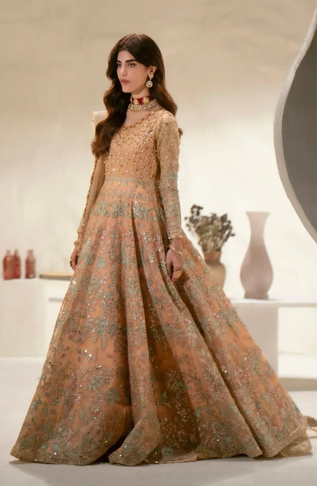 Maryum N Maria | Mehr o Maah Bridals | MW23-534-Nane - by - Libasekhas UK - Registered Vendor of : Maryum N Maria - 100% Original Designer Dresss