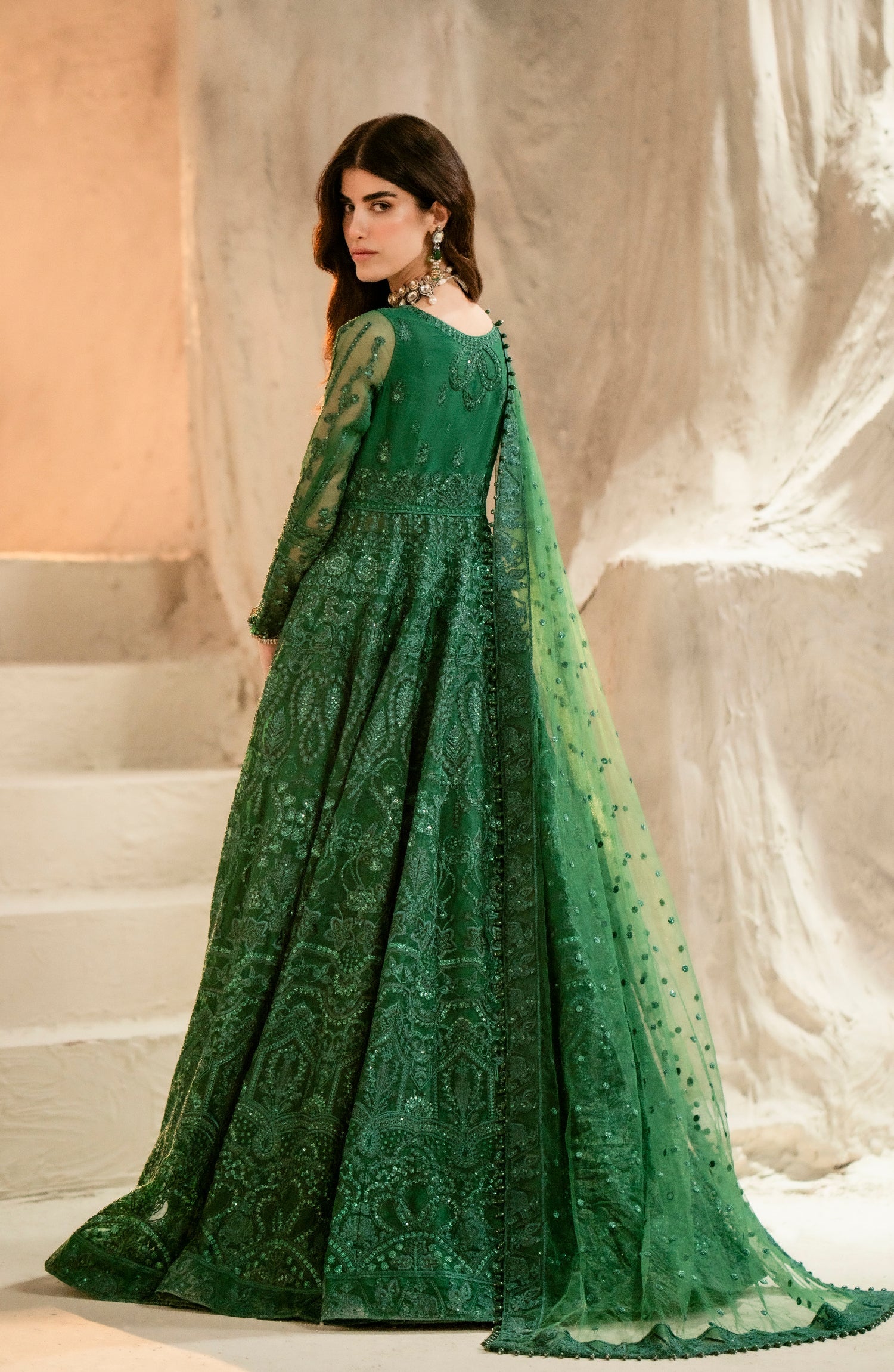 Maryum N Maria | Mehr o Maah Bridals | MW23-540-Selket - by - Libasekhas UK - Registered Vendor of : Maryum N Maria - 100% Original Designer Dresss