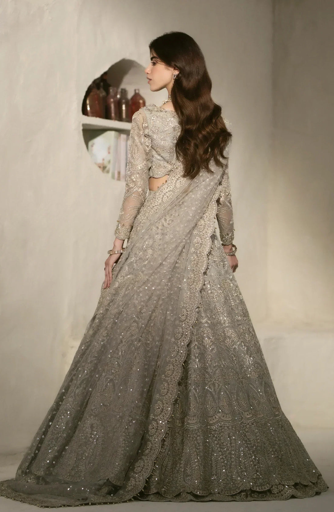 Maryum N Maria | Mehr o Maah Bridals | MW23-533-Feme - by - Libasekhas UK - Registered Vendor of : Maryum N Maria - 100% Original Designer Dresss