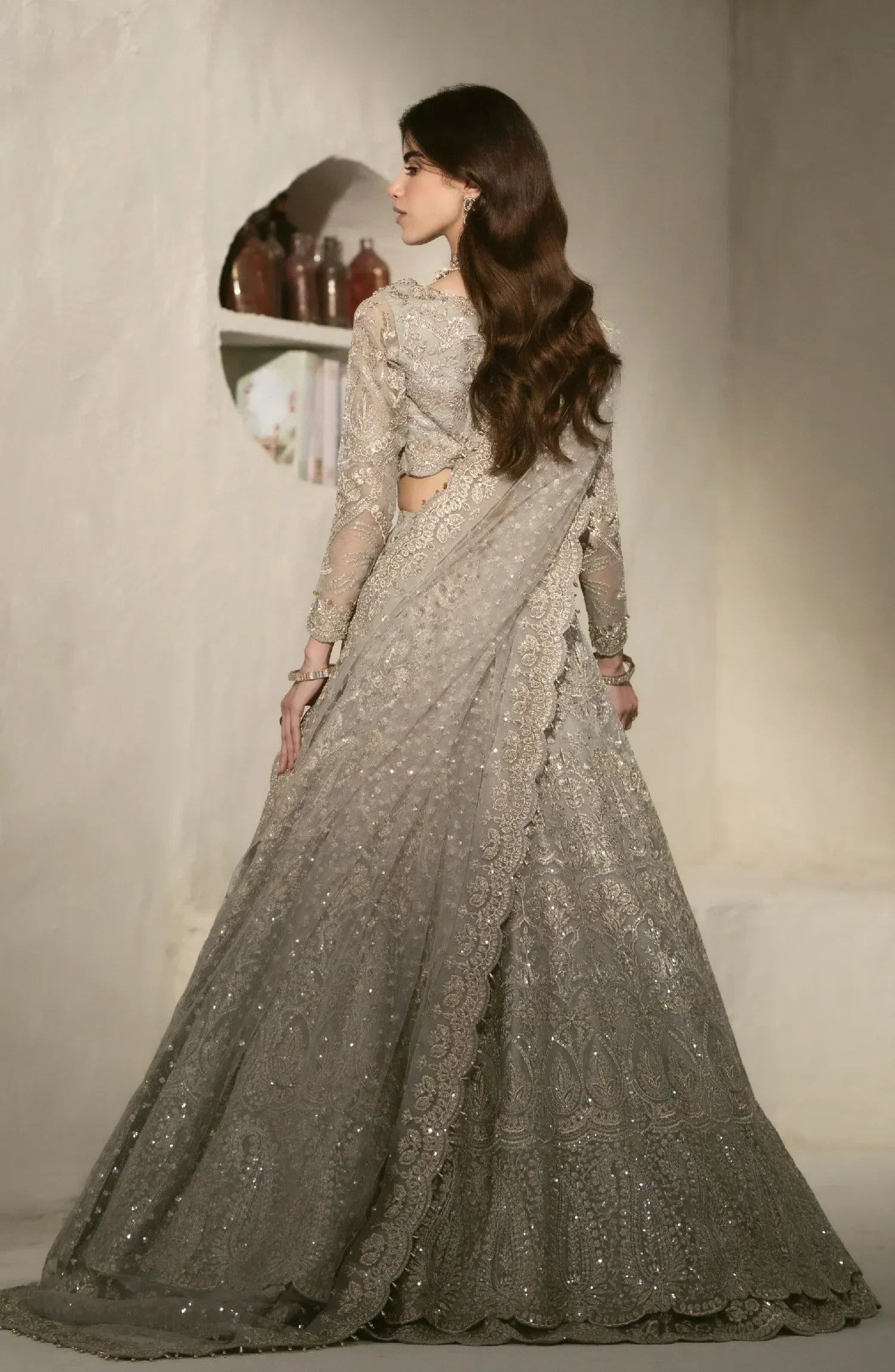 Maryum N Maria | Mehr o Maah Bridals | MW23-533-Feme - by - Libasekhas UK - Registered Vendor of : Maryum N Maria - 100% Original Designer Dresss