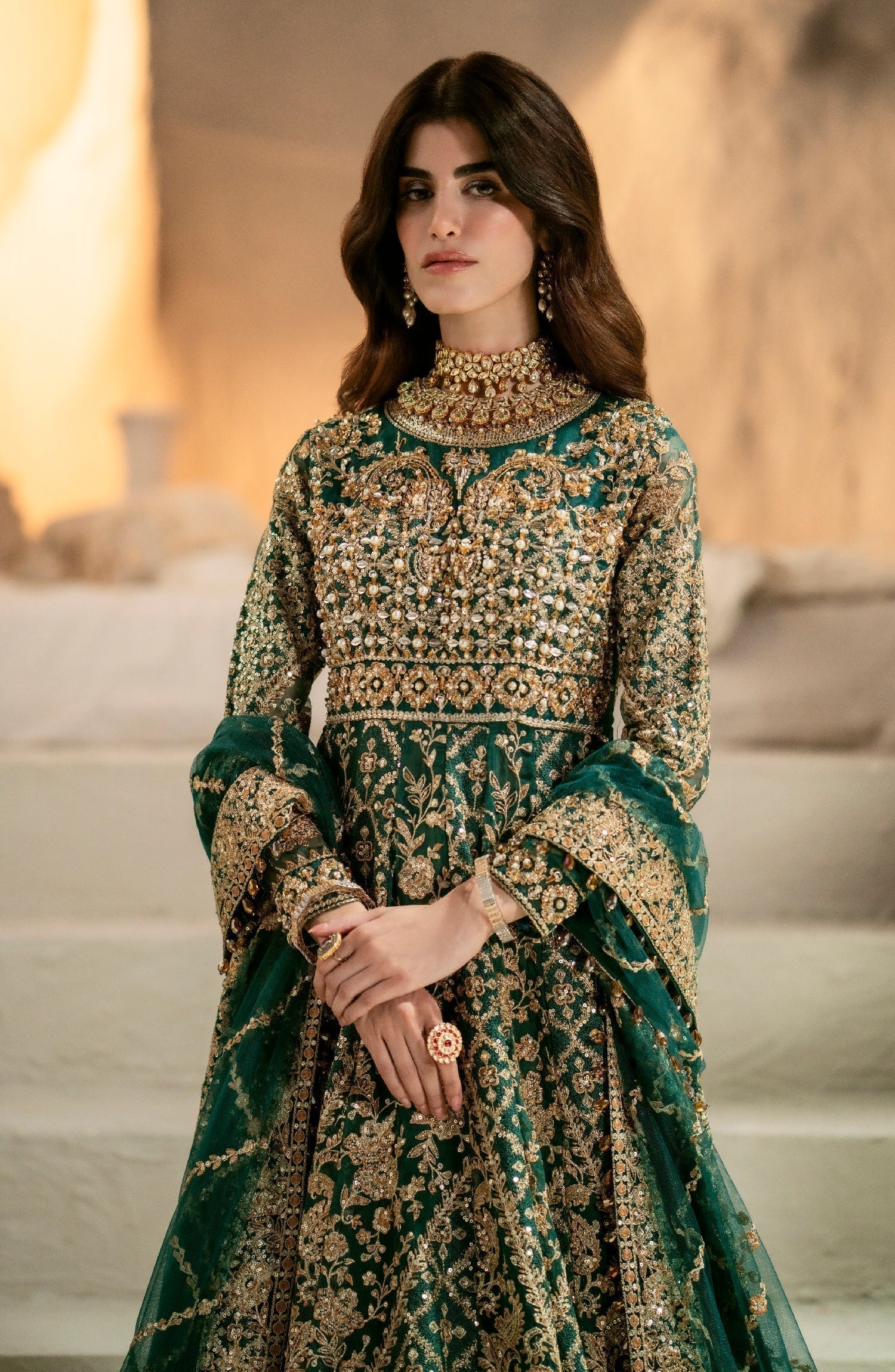 Maryum N Maria | Mehr o Maah Bridals | MW23-536-Anippe - by - Libasekhas UK - Registered Vendor of : Maryum N Maria - 100% Original Designer Dresss