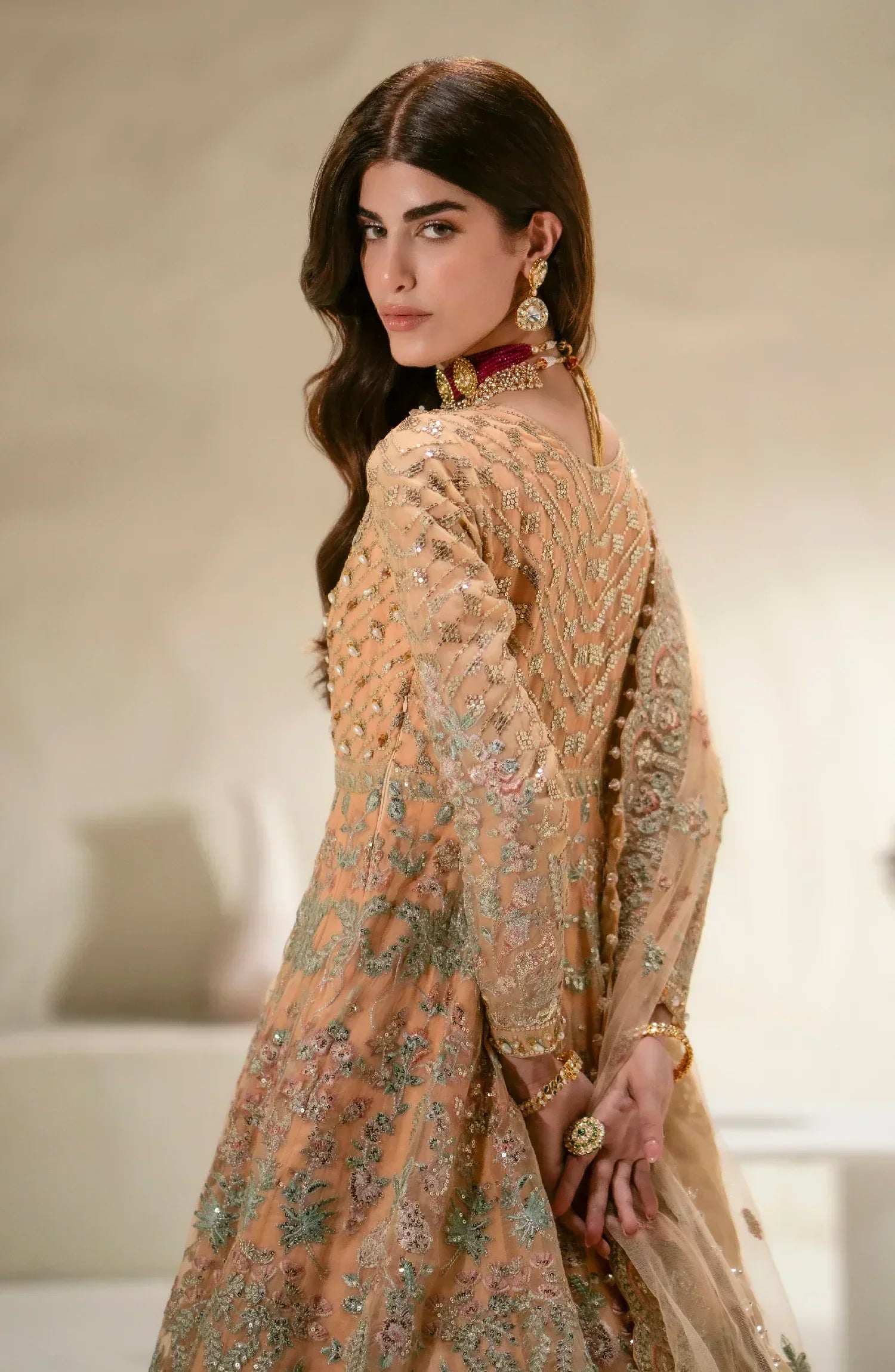 Maryum N Maria | Mehr o Maah Bridals | MW23-534-Nane - by - Libasekhas UK - Registered Vendor of : Maryum N Maria - 100% Original Designer Dresss