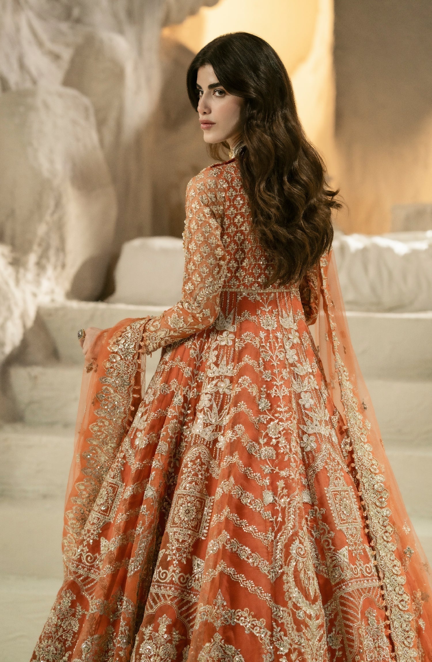 Maryum N Maria | Mehr o Maah Bridals | MW23-532-Maye - by - Libasekhas UK - Registered Vendor of : Maryum N Maria - 100% Original Designer Dresss