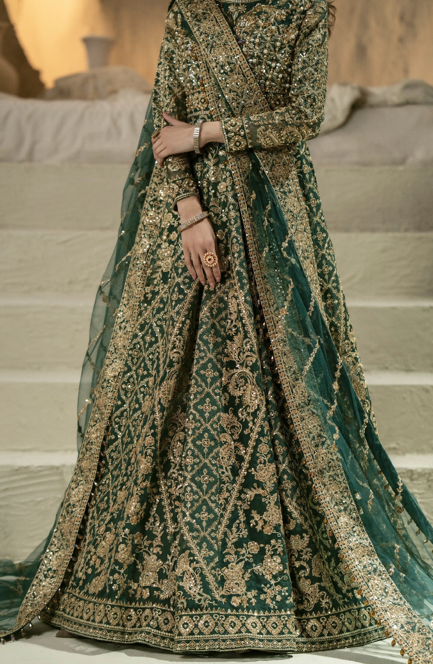 Maryum N Maria | Mehr o Maah Bridals | MW23-536-Anippe - by - Libasekhas UK - Registered Vendor of : Maryum N Maria - 100% Original Designer Dresss