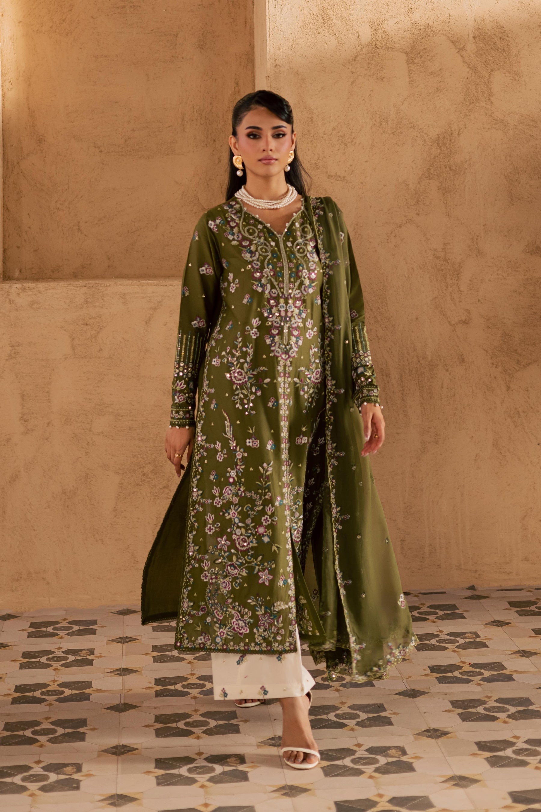 Batik | Festive Eid 26 | Meshal - by Libasekhas - Registered Vendor of : Batik - 100% Original Designer Dress
