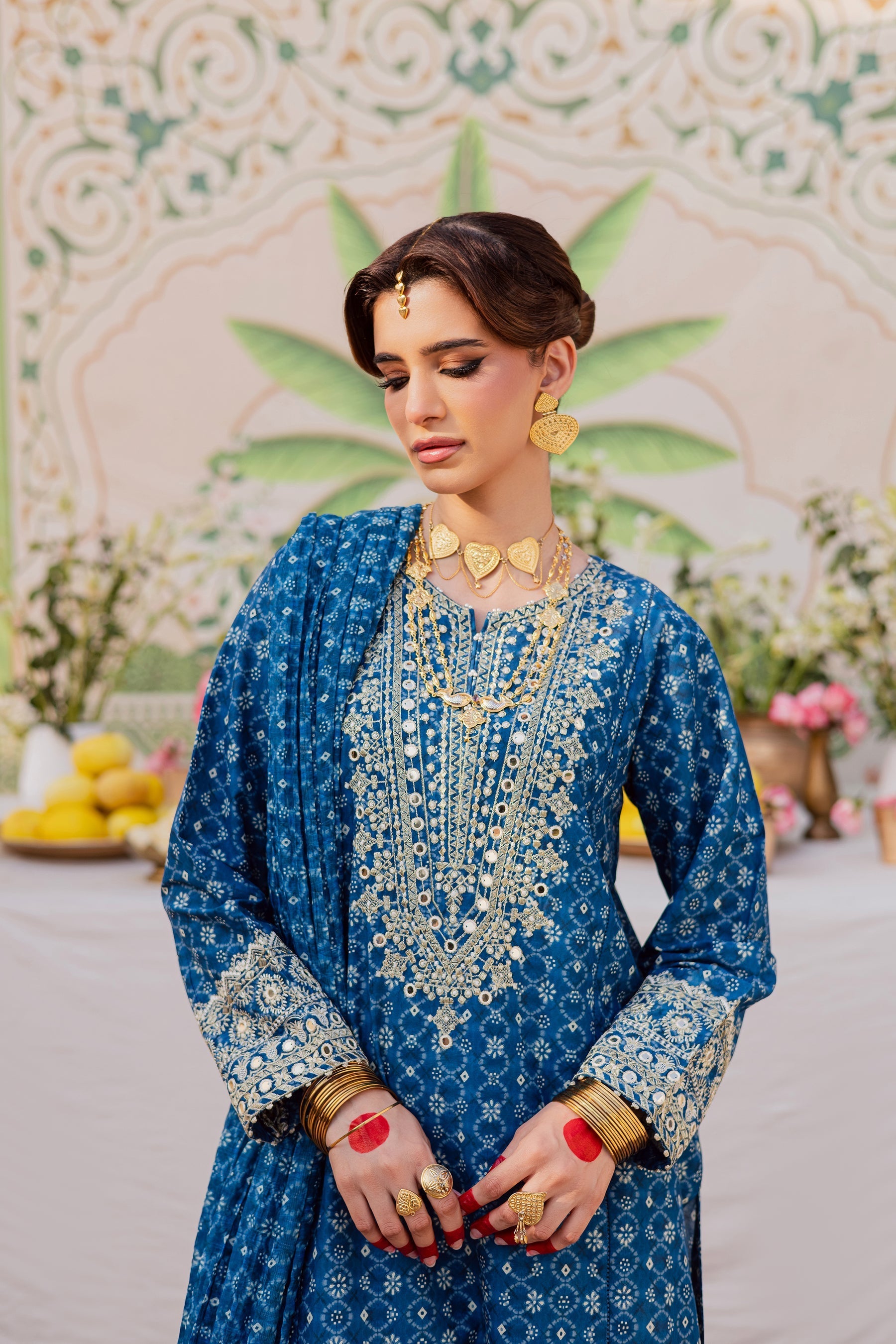 Batik | Festive Eid 26 | Midnight - by Libasekhas UK - Registered Vendor of : Batik - 100% Original Designer Dress