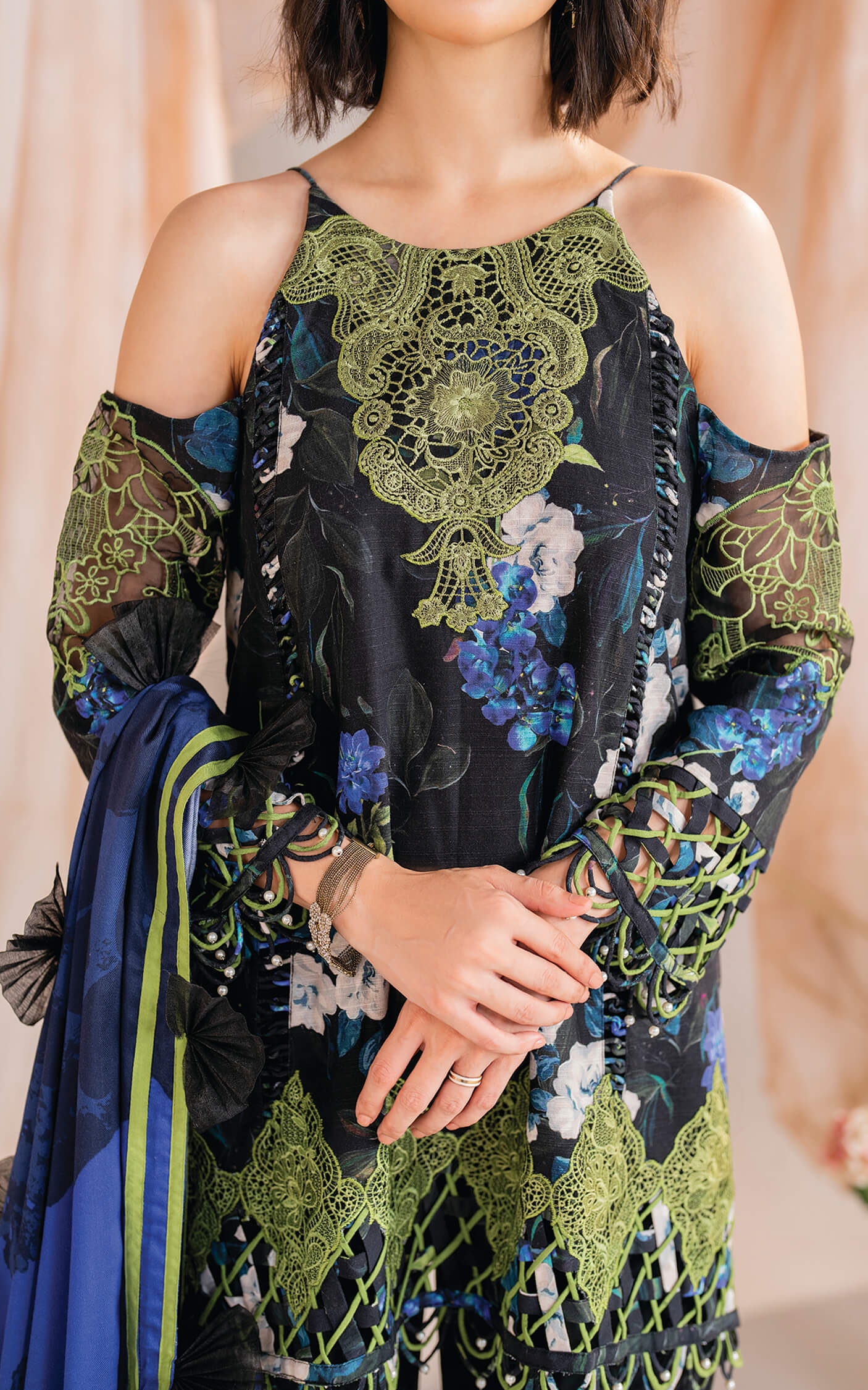 Asifa and Nabeel | Winter Meraki 24 | Midnight-MW-02 - by - Libasekhas UK - Registered Vendor of : Asifa and Nabeel - 100% Original Designer Dresss