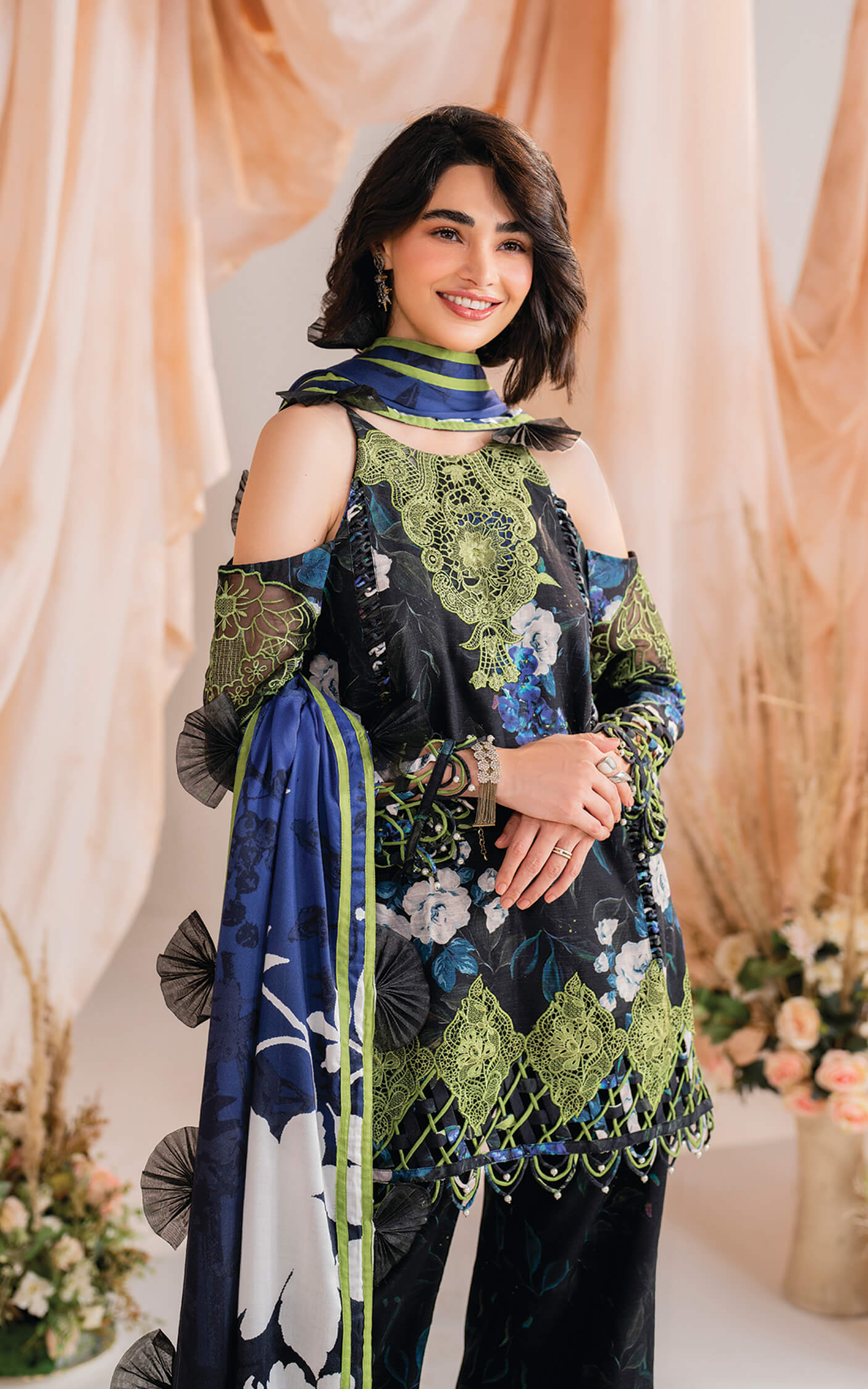 Asifa and Nabeel | Winter Meraki 24 | Midnight-MW-02 - by - Libasekhas UK - Registered Vendor of : Asifa and Nabeel - 100% Original Designer Dresss