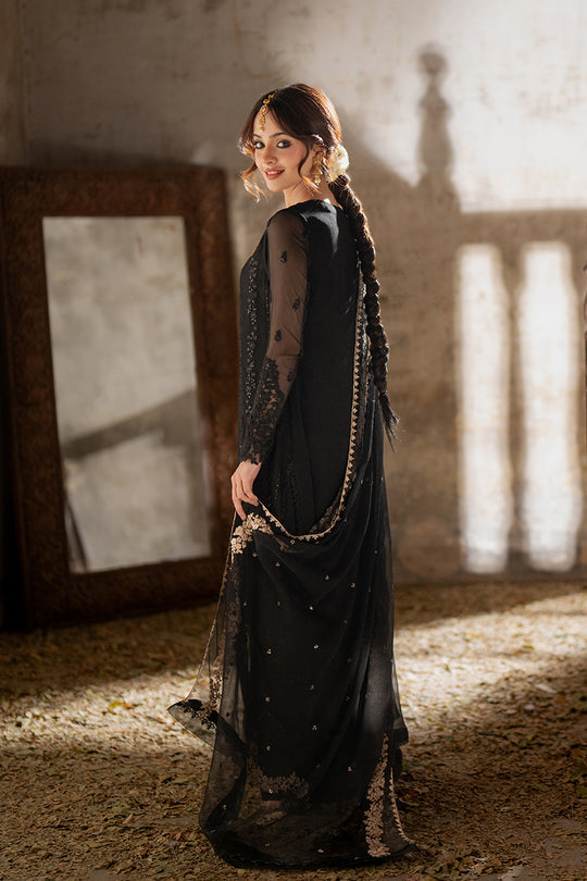 Azure | Ensembles Embroidered Formals | Midnight Veil - by - Libasekhas UK - Registered Vendor of : Azure - 100% Original Designer Dresss