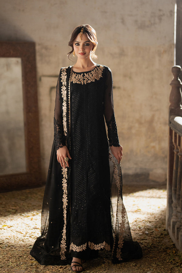 Azure | Ensembles Embroidered Formals | Midnight Veil - by - Libasekhas UK - Registered Vendor of : Azure - 100% Original Designer Dresss