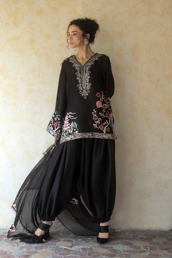 Zainab Chottani | Summer Edition 26 | Midnight Reverie - by Libasekhas UK - Registered Vendor of : Zainab Chottani - 100% Original Designer Dress