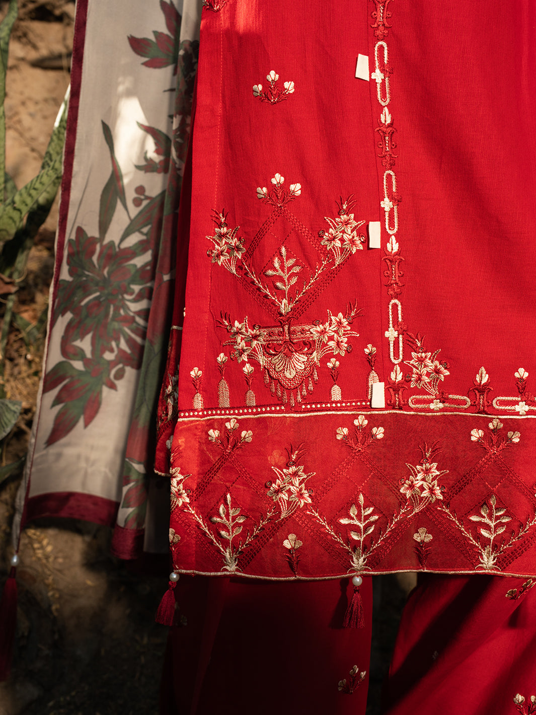Hemstitch | The Garden Lawn | Midnight Rose - by Libasekhas UK - Registered Vendor of : Hemstitch - 100% Original Designer Dress