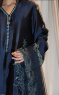Asifa and Nabeel | Silk Edit 26 | Midnight Blue - by Libasekhas UK - Registered Vendor of : Asifa and Nabeel - 100% Original Designer Dress