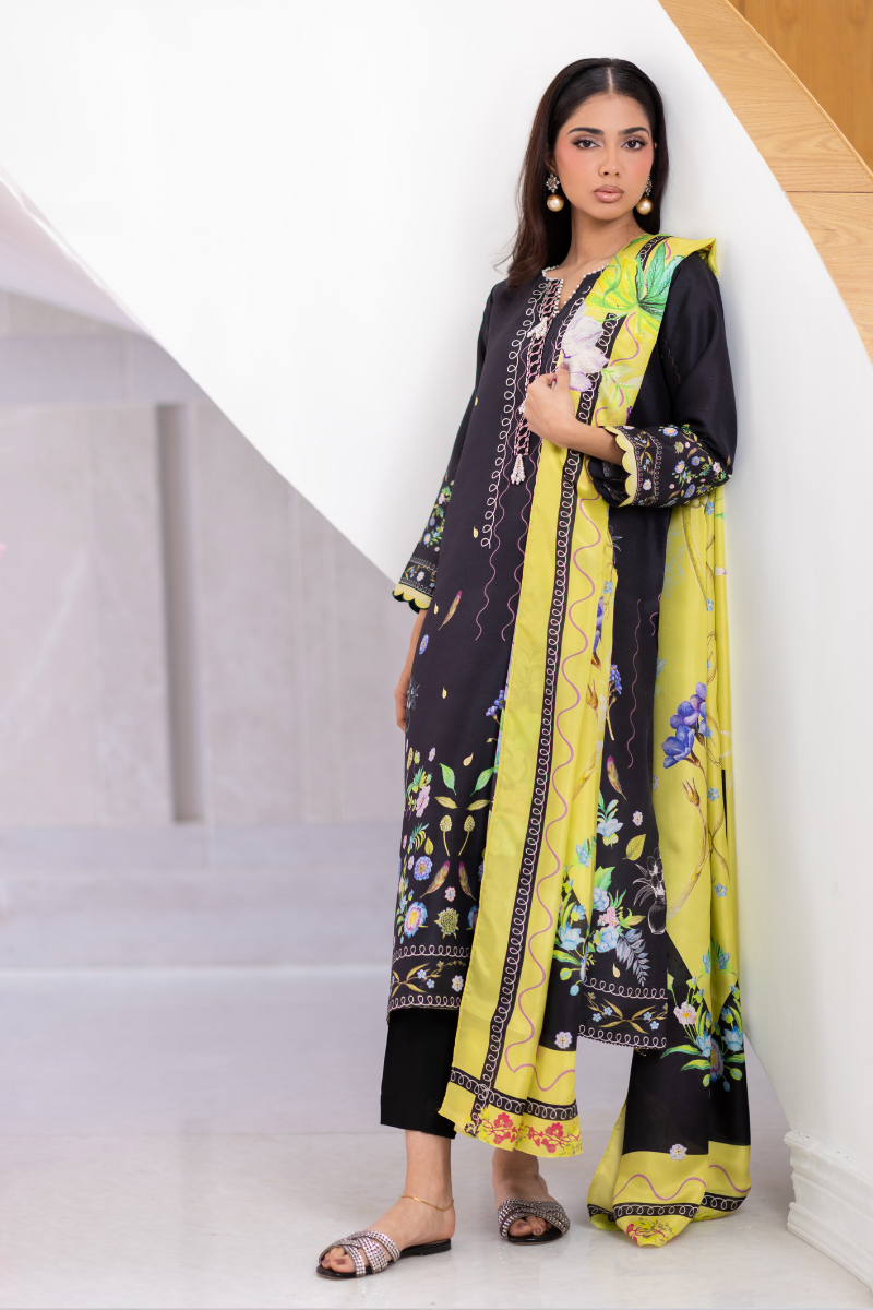 Mina Hasan | Signature Pret | Spring Night - by Libasekhas - Registered Vendor of : Mina Hasan - 100% Original Designer Dress