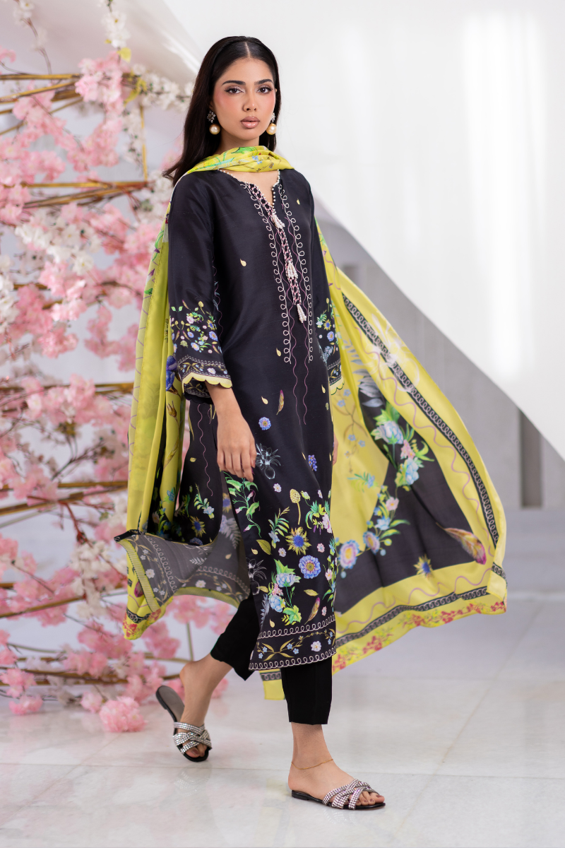 Mina Hasan | Signature Pret | Spring Night - by Libasekhas - Registered Vendor of : Mina Hasan - 100% Original Designer Dress