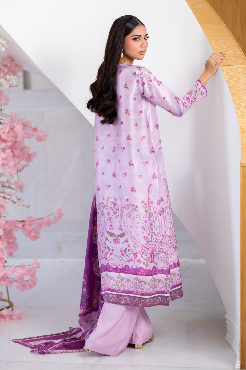 Mina Hasan | Signature Pret | Soft Mauve - by Libasekhas - Registered Vendor of : Mina Hasan - 100% Original Designer Dress