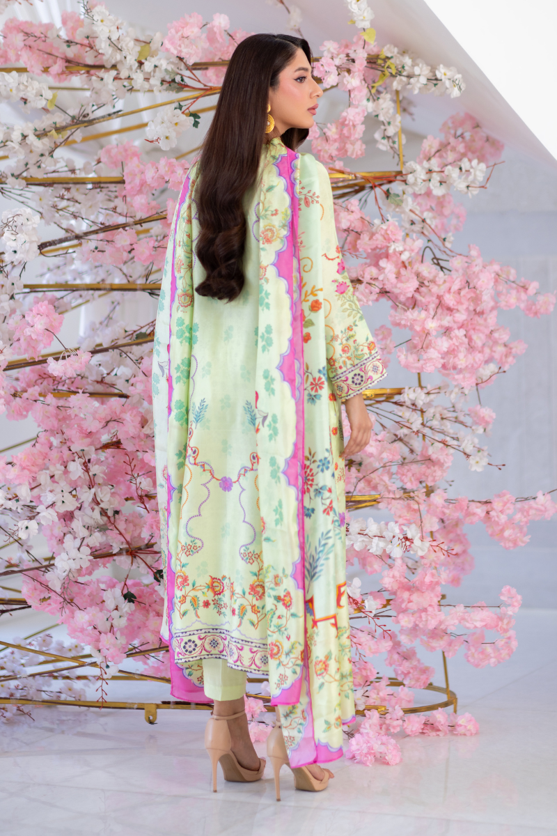 Mina Hasan | Signature Pret | Cora Flora - by Libasekhas - Registered Vendor of : Mina Hasan - 100% Original Designer Dress