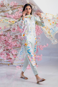 Mina Hasan | Signature Pret | Blue Lush - by Libasekhas - Registered Vendor of : Mina Hasan - 100% Original Designer Dress