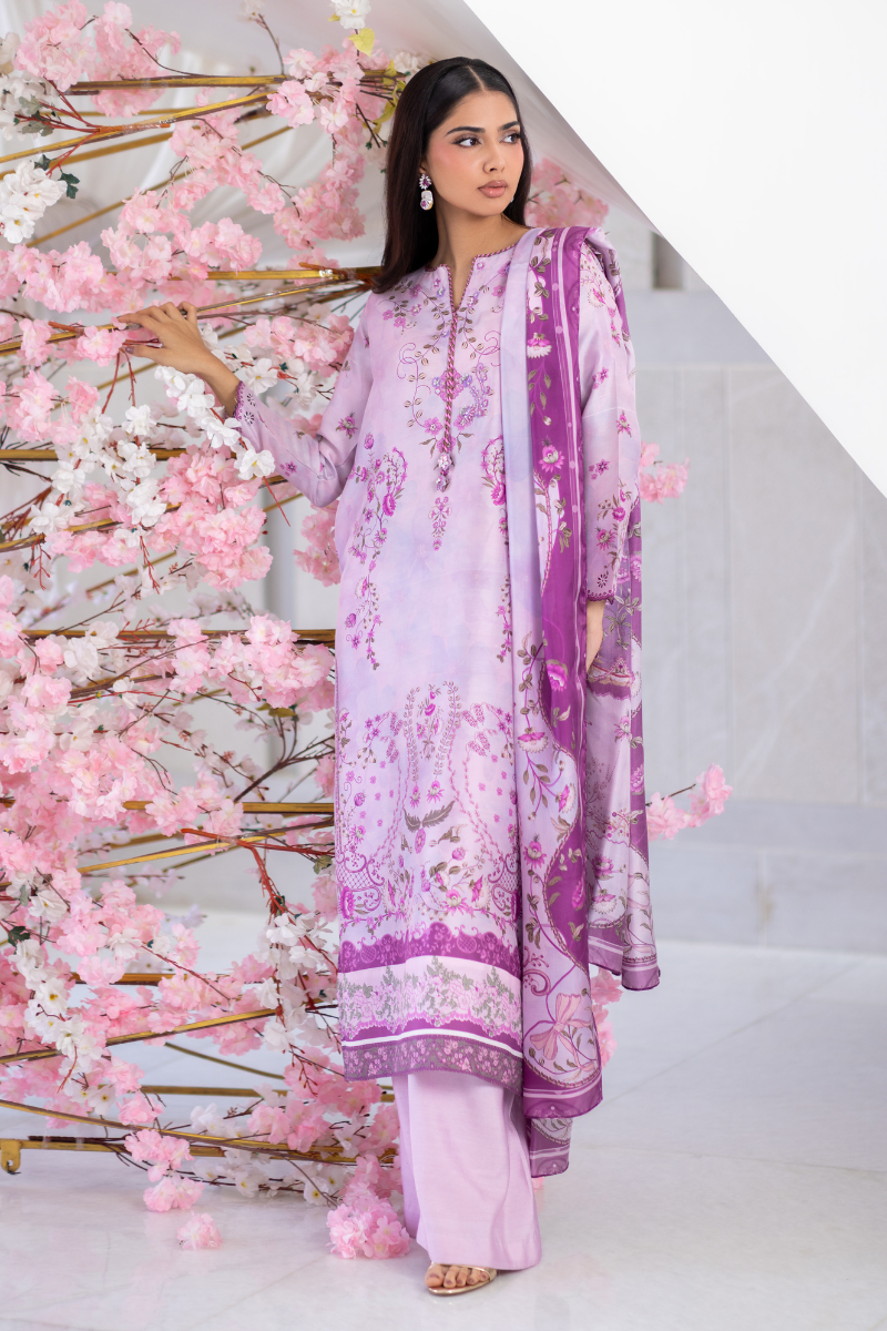 Mina Hasan | Signature Pret | Soft Mauve - by Libasekhas - Registered Vendor of : Mina Hasan - 100% Original Designer Dress
