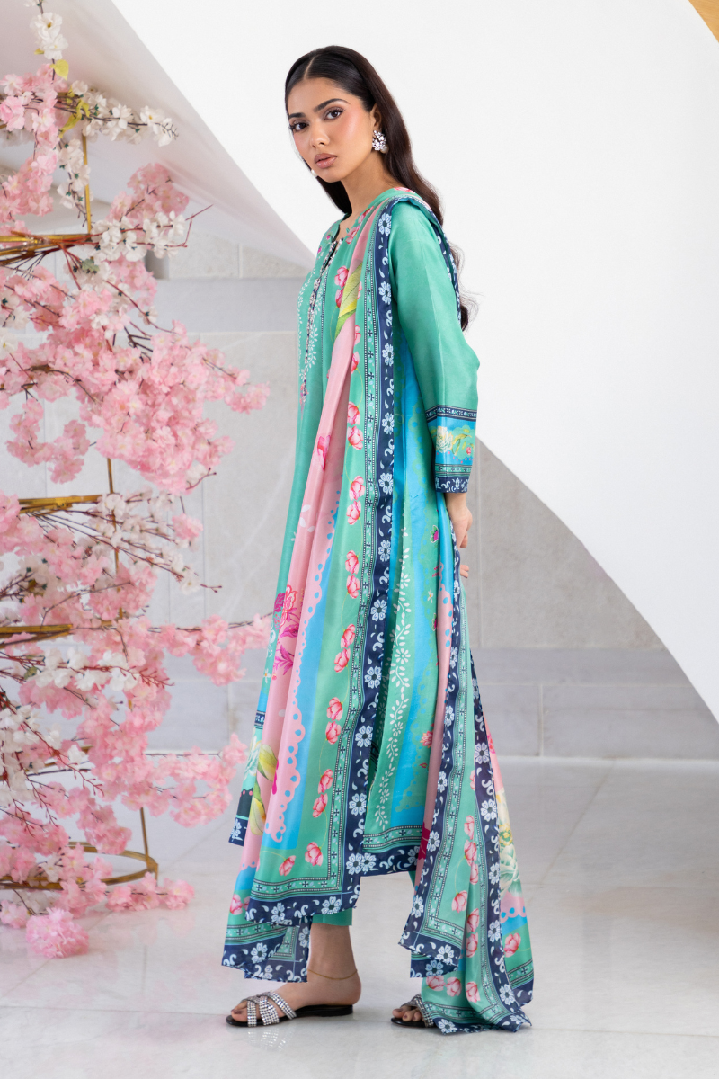 Mina Hasan | Signature Pret | Melon Bubble - by Libasekhas - Registered Vendor of : Mina Hasan - 100% Original Designer Dress