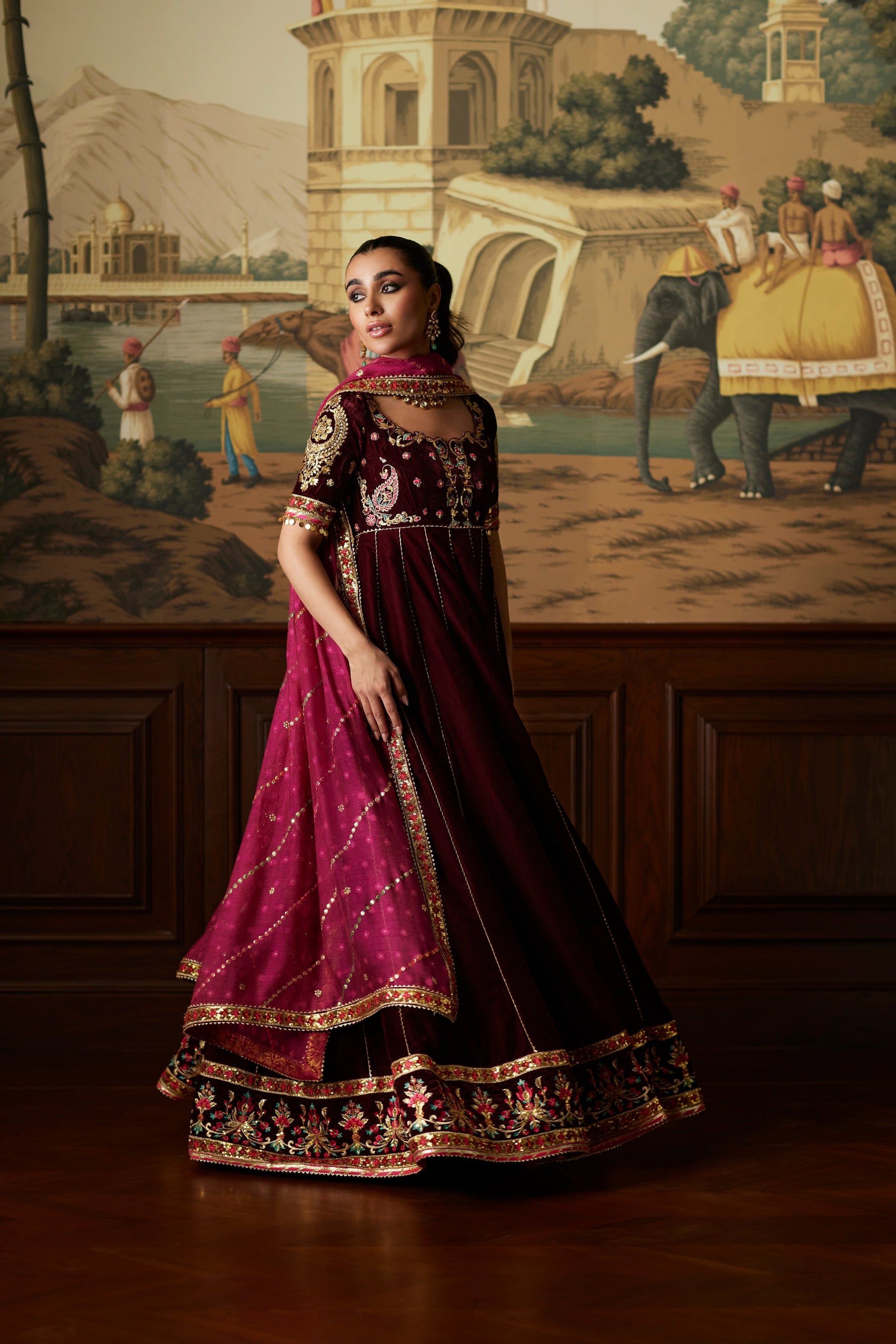 Mina Hassan | Velvet Luxe |  Daaniya - by - Libasekhas UK - Registered Vendor of : Mina Hassan - 100% Original Designer Dresss