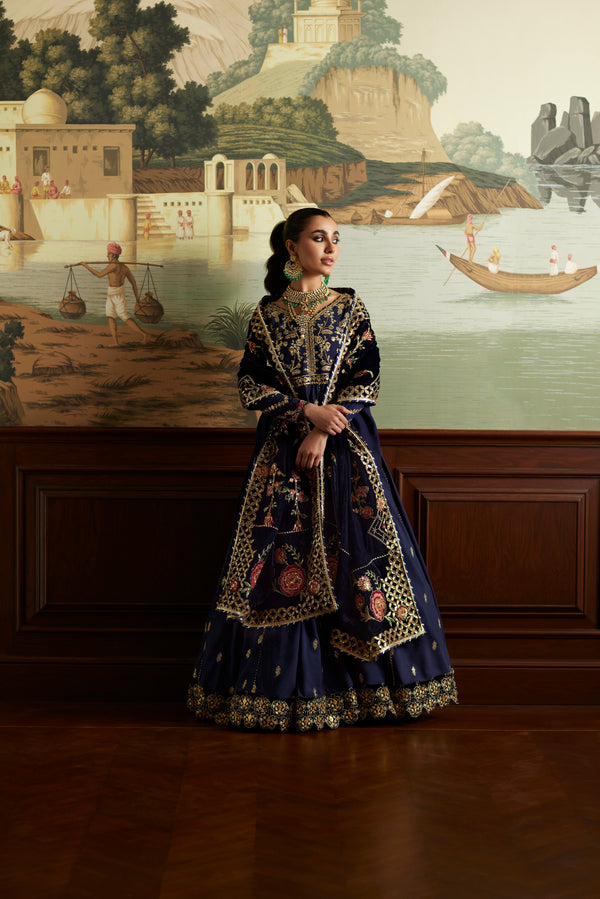 Mina Hassan | Velvet Luxe |  Raniya - by - Libasekhas UK - Registered Vendor of : Mina Hassan - 100% Original Designer Dresss