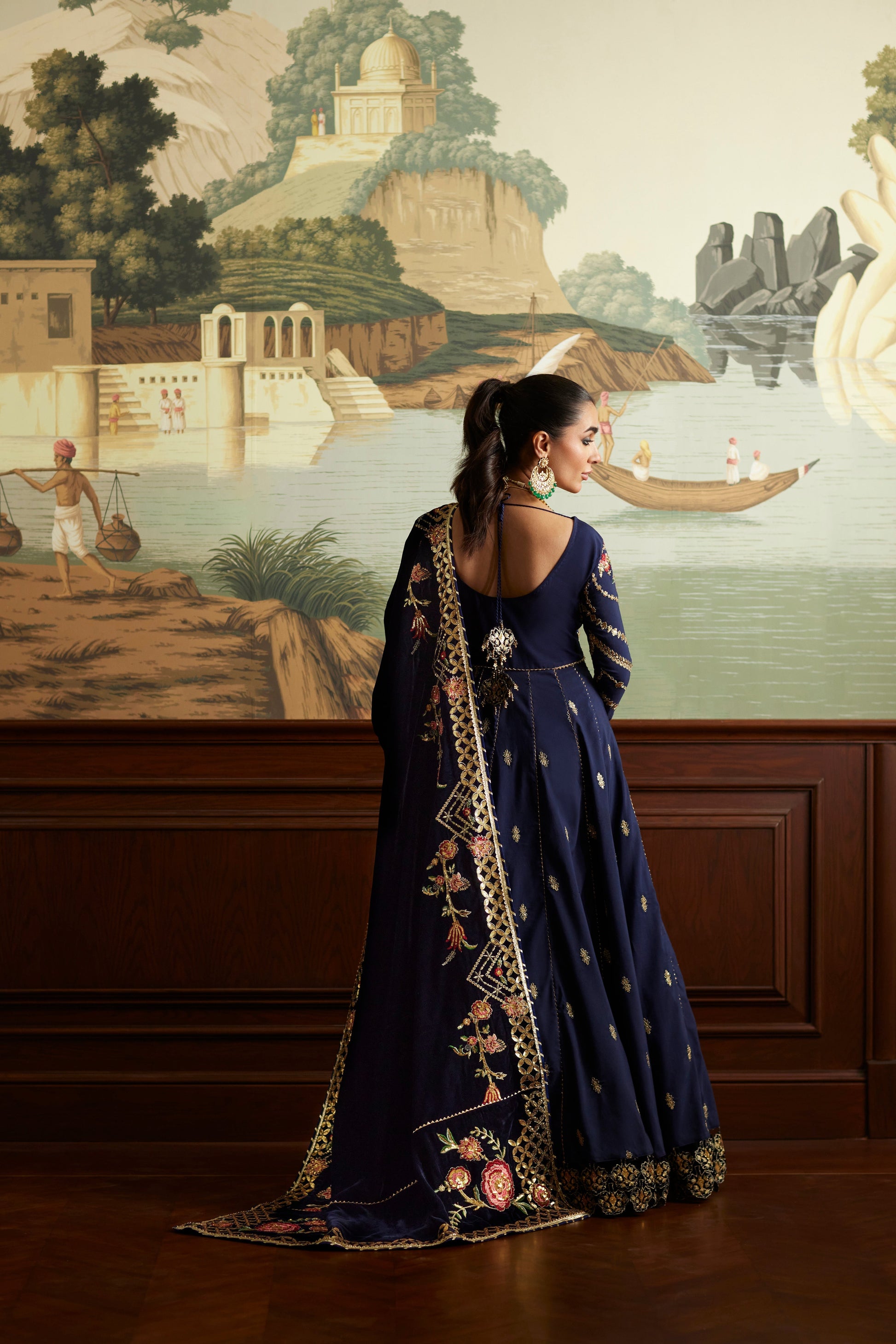 Mina Hassan | Velvet Luxe |  Raniya - by - Libasekhas UK - Registered Vendor of : Mina Hassan - 100% Original Designer Dresss