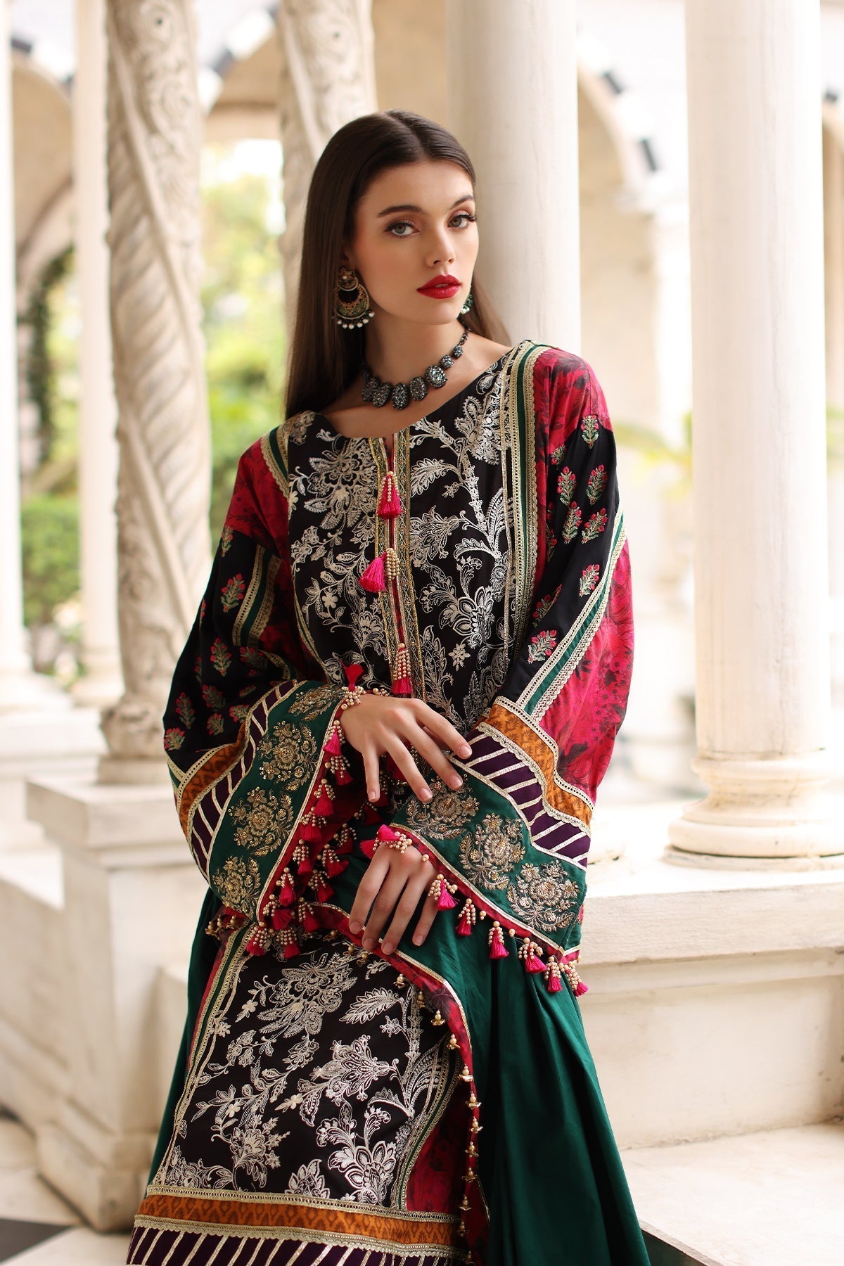 Mina Kashif | Festive Lawn | Karine - by - Libasekhas UK - Registered Vendor of : Mina Kashif - 100% Original Designer Dresss