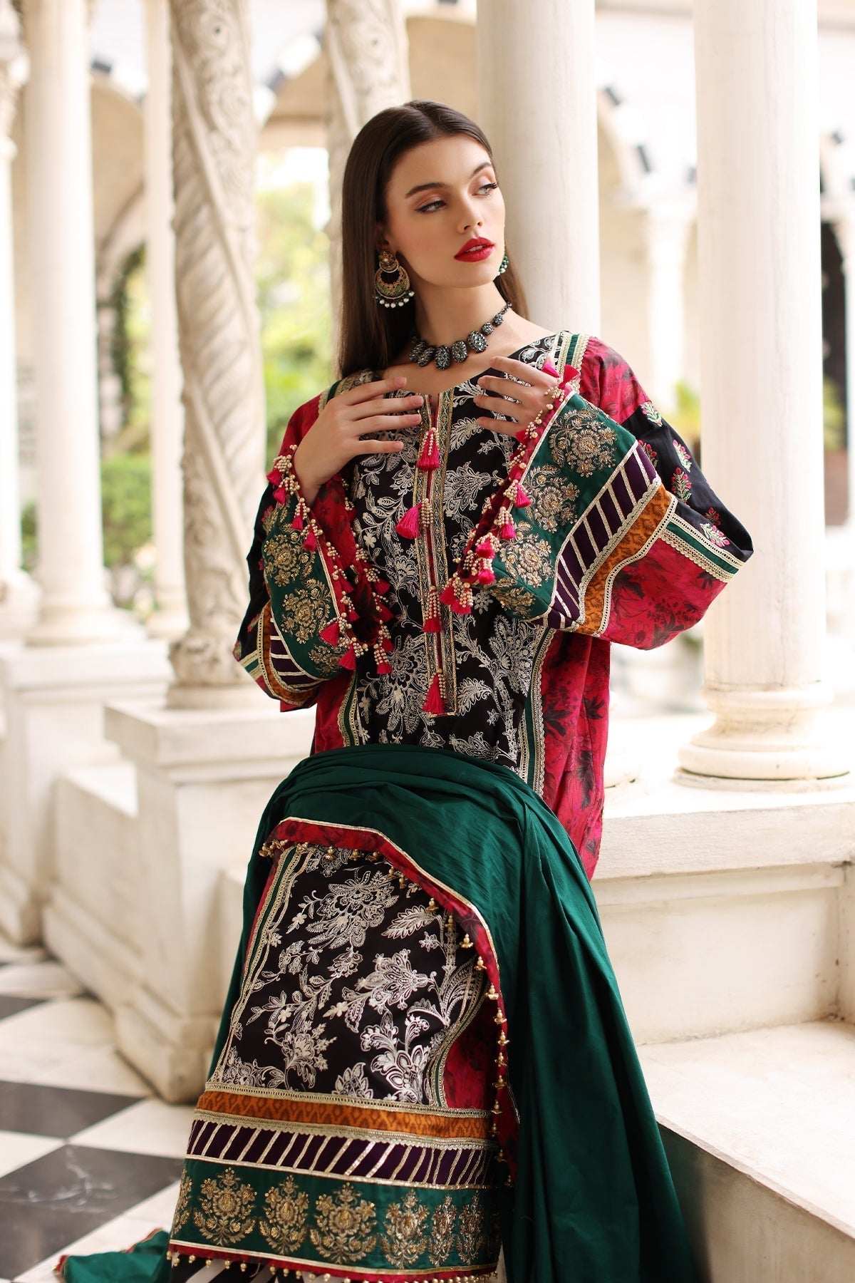 Mina Kashif | Festive Lawn | Karine - by - Libasekhas UK - Registered Vendor of : Mina Kashif - 100% Original Designer Dresss