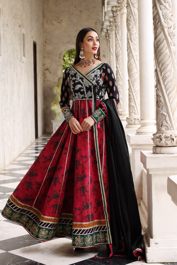 Mina Kashif | Festive Lawn | Anarkali - by - Libasekhas UK - Registered Vendor of : Mina Kashif - 100% Original Designer Dresss